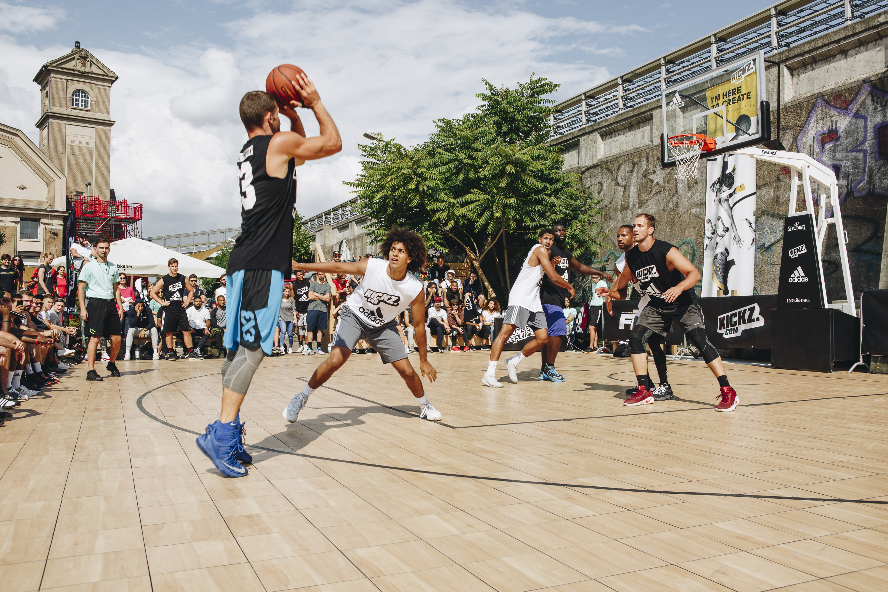 Streetball: Street basketball, A variation of basketball, typically played on outdoor courts. 3000x2000 HD Wallpaper.