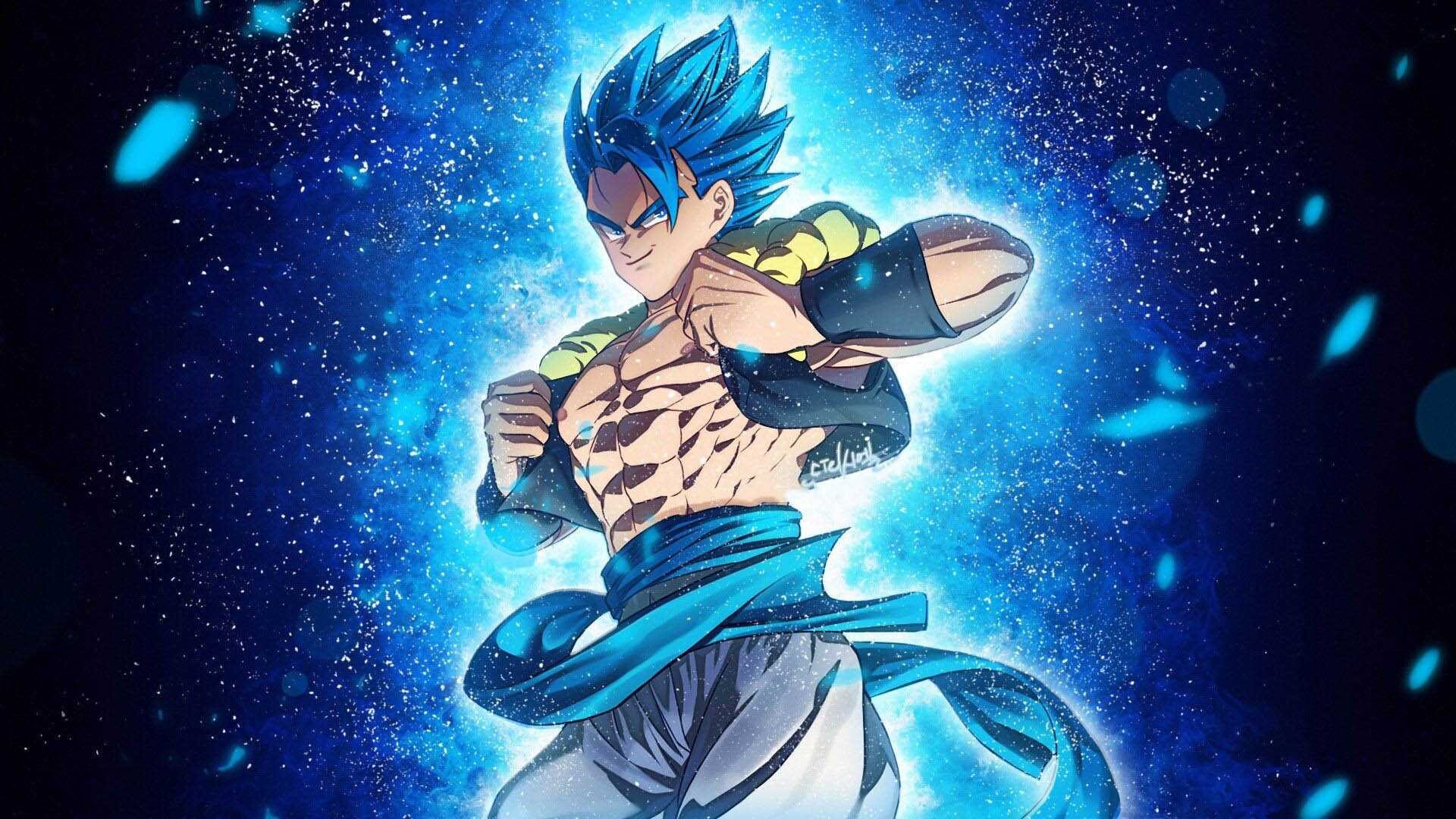 Gogeta: A character that first debuted in Fusion Reborn as the final protagonist. 1920x1080 Full HD Background.