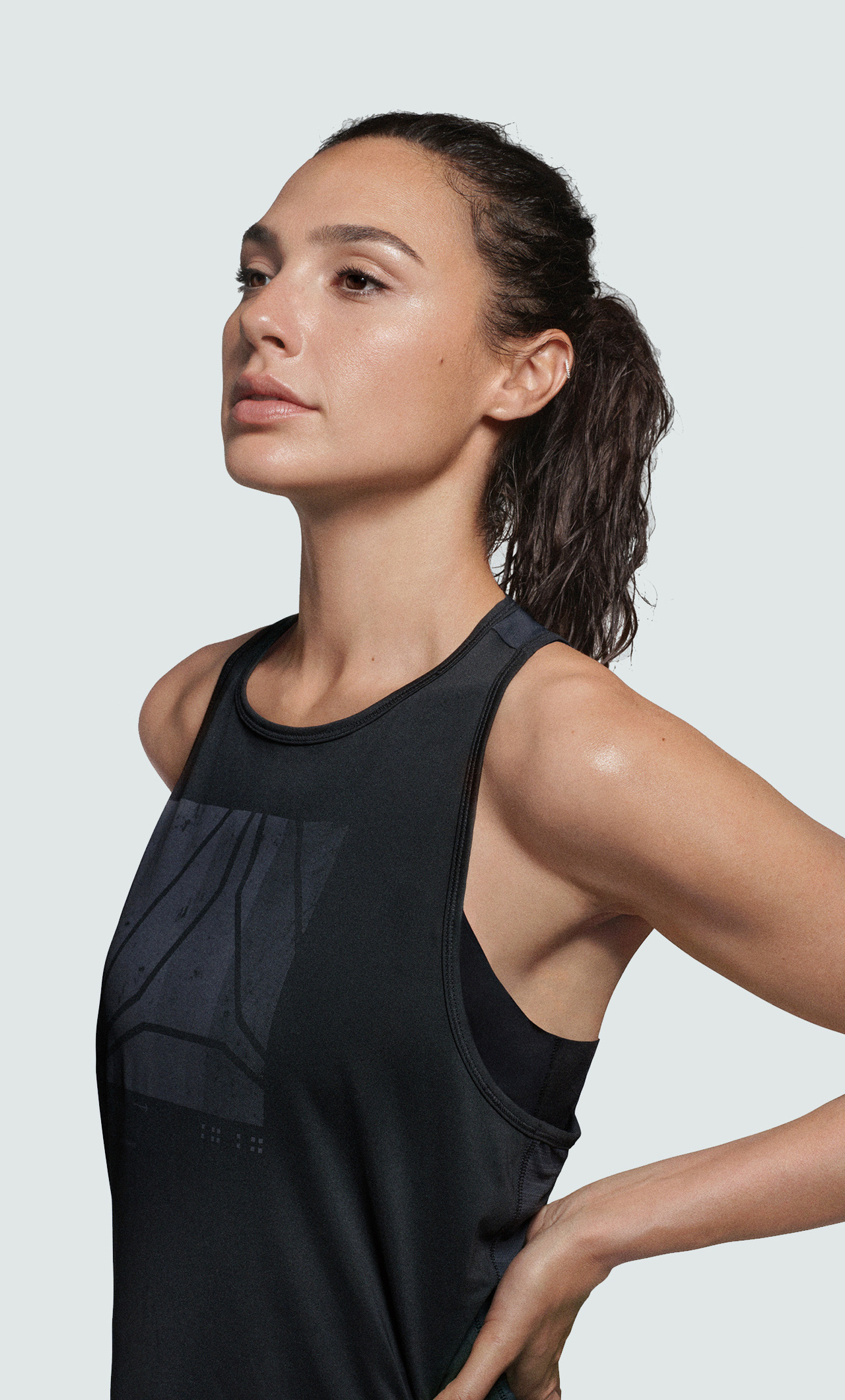 Reebok: The Israeli actress, Gal Gadot, The newest Training Collection, The brand ambassador. 1280x2120 HD Background.