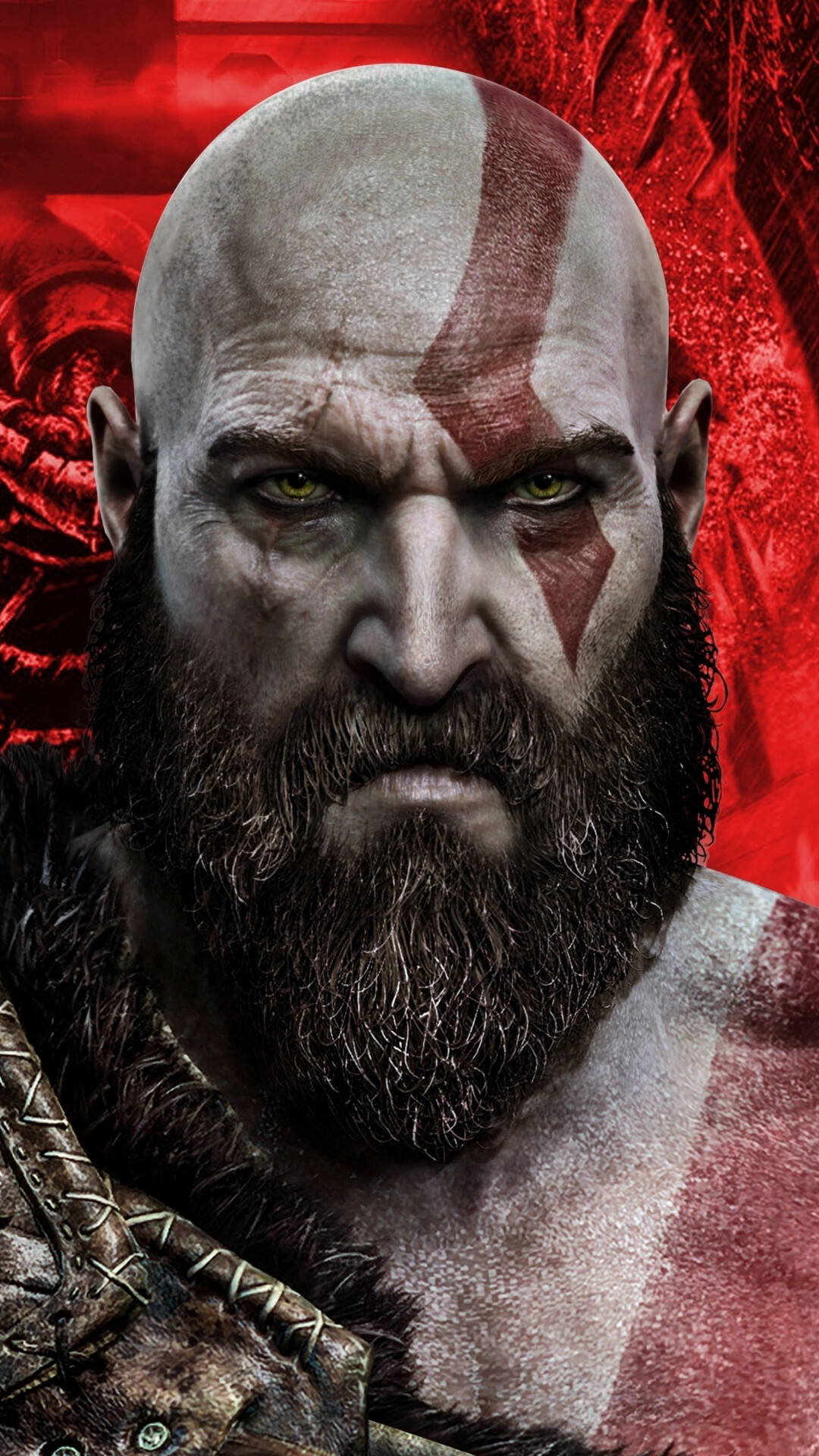 God of War: Ragnarok: The game provides Atreus gameplay in the storyline, Kratos. 1080x1920 Full HD Wallpaper.