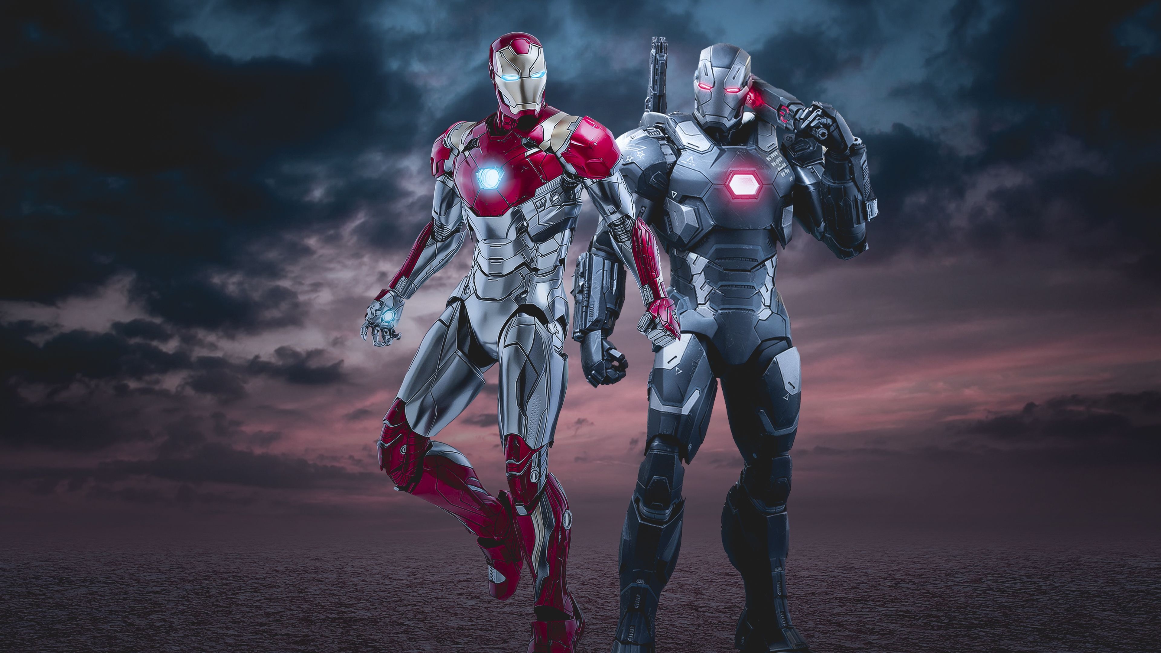 War Machine, Marvel movies, Iron Man wallpapers, HD, 3840x2160 4K Desktop