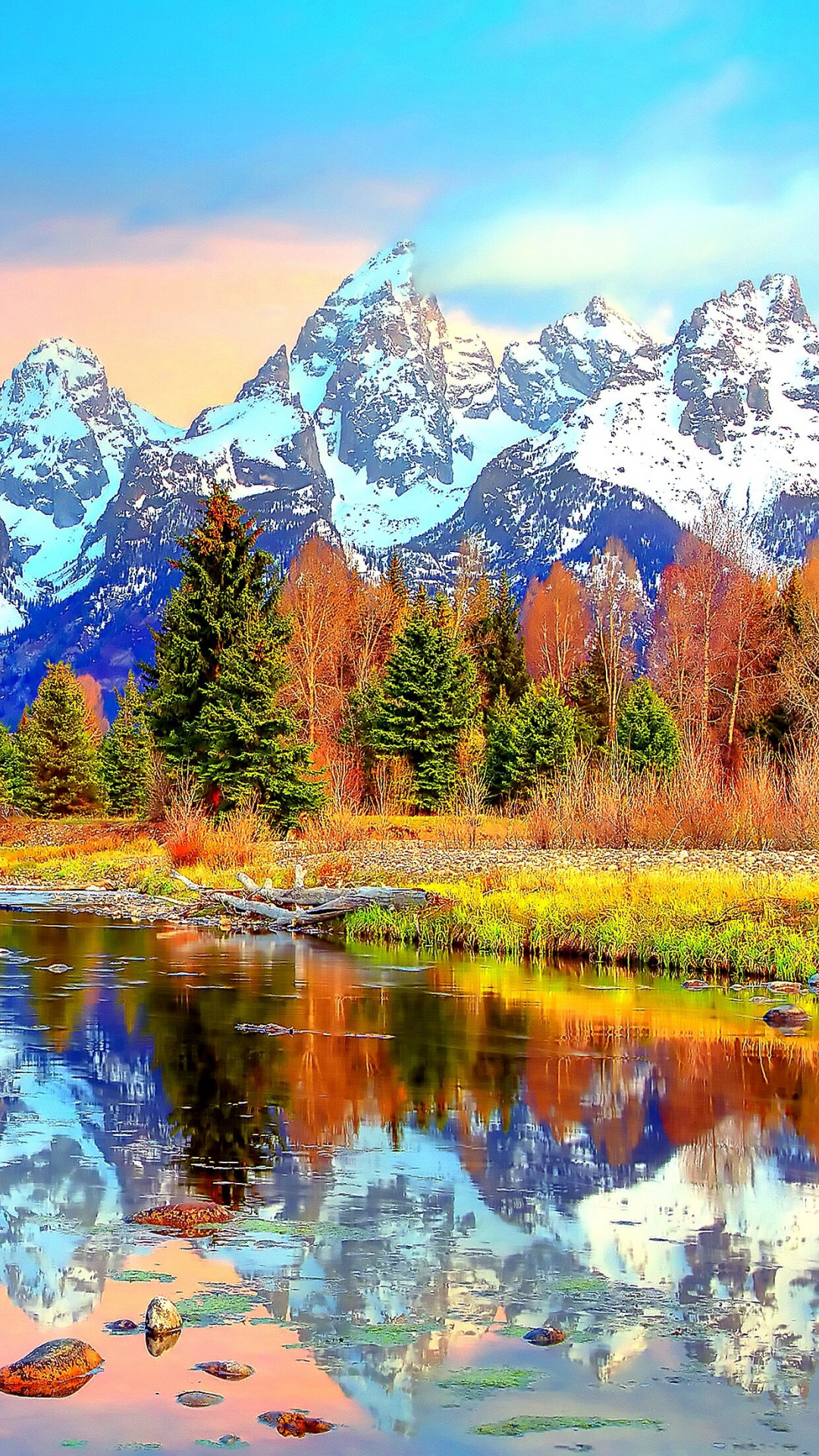 Grand Teton National Park, HD wallpapers, Breathtaking images, Inspiring views, 1080x1920 Full HD Phone
