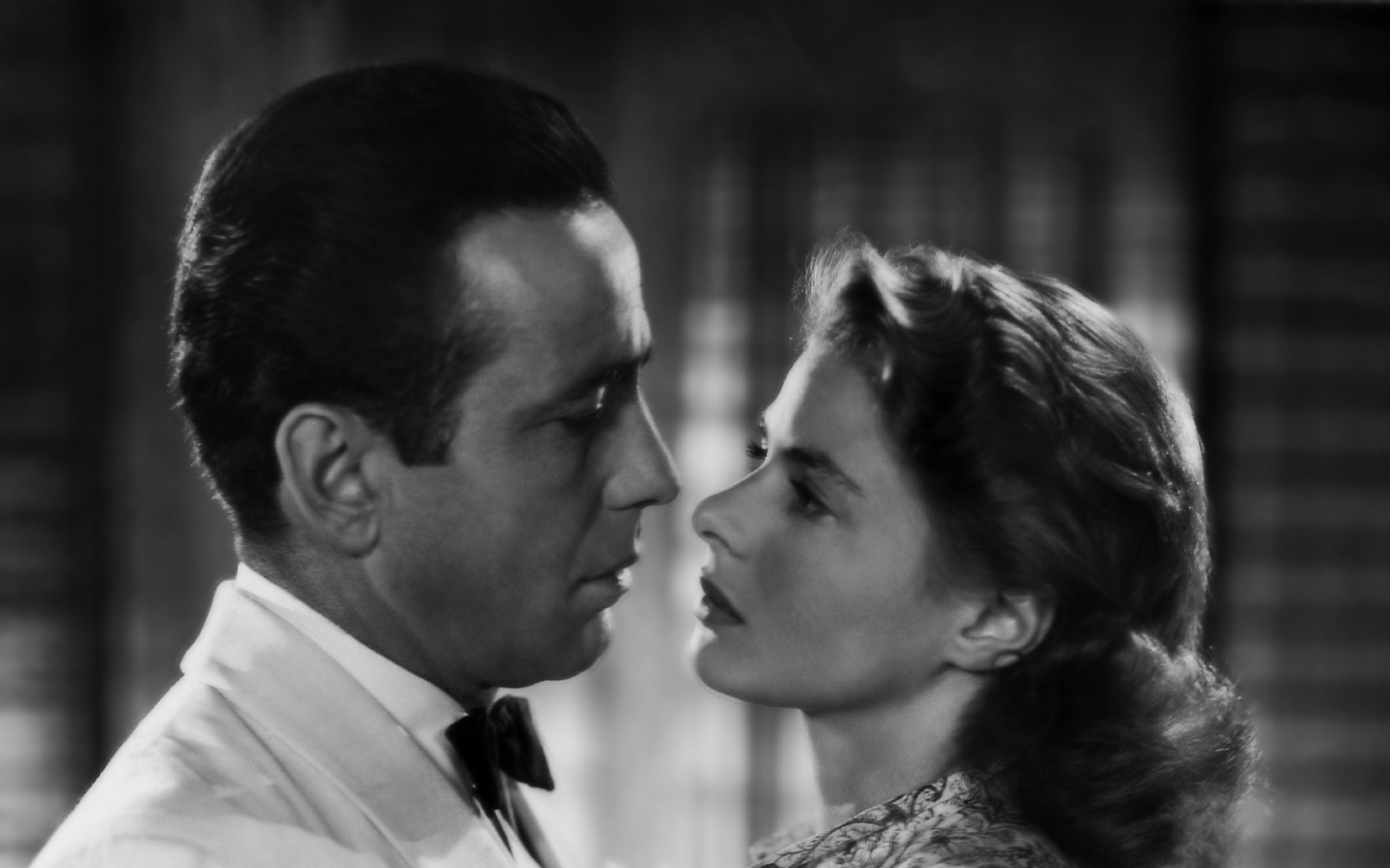 Casablanca, Humphrey Bogart, Ingrid Bergman, Artistic wallpaper, 2560x1600 HD Desktop