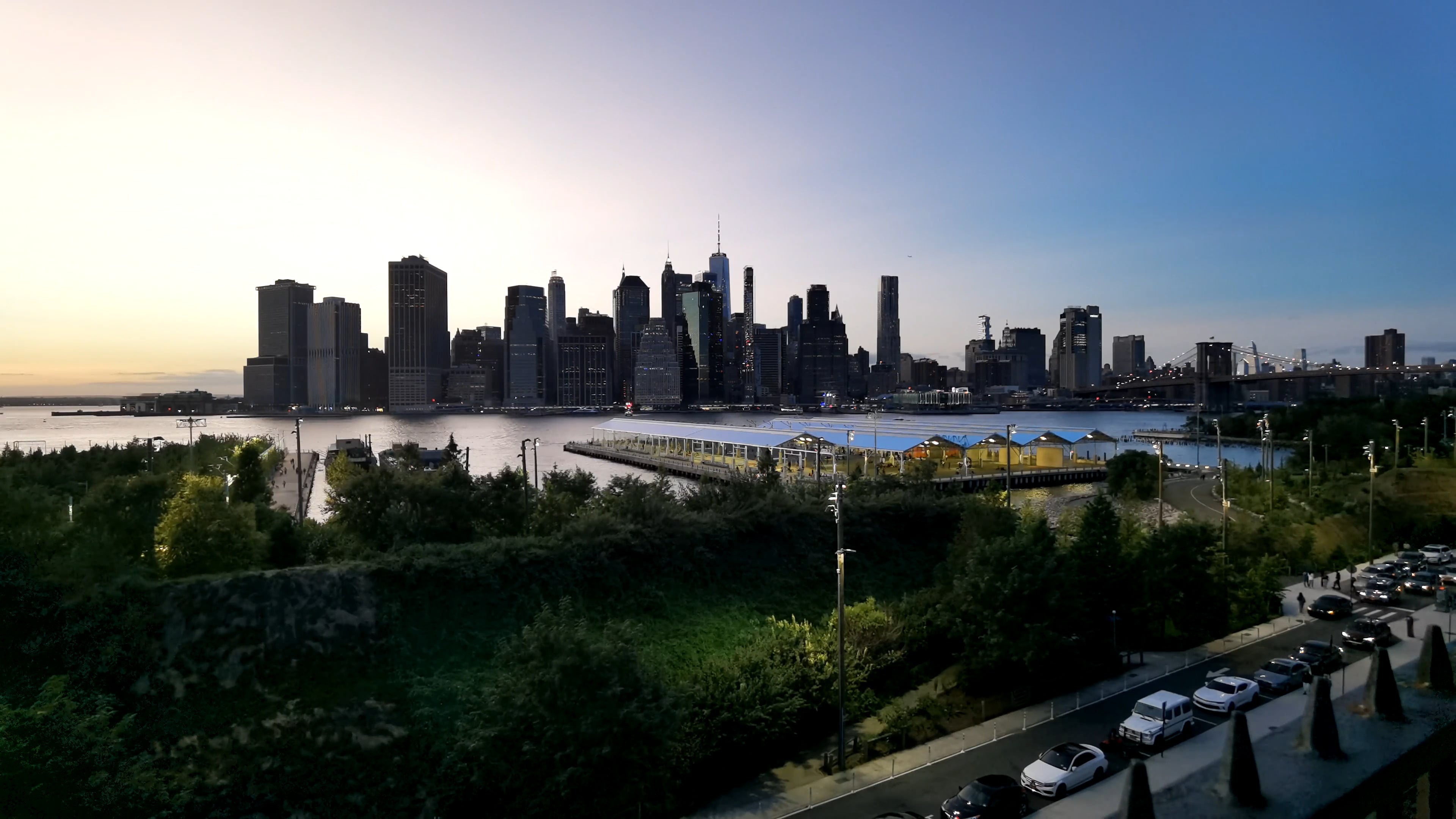 Time lapse, Manhattan sunset, Free stock video, 3840x2160 4K Desktop