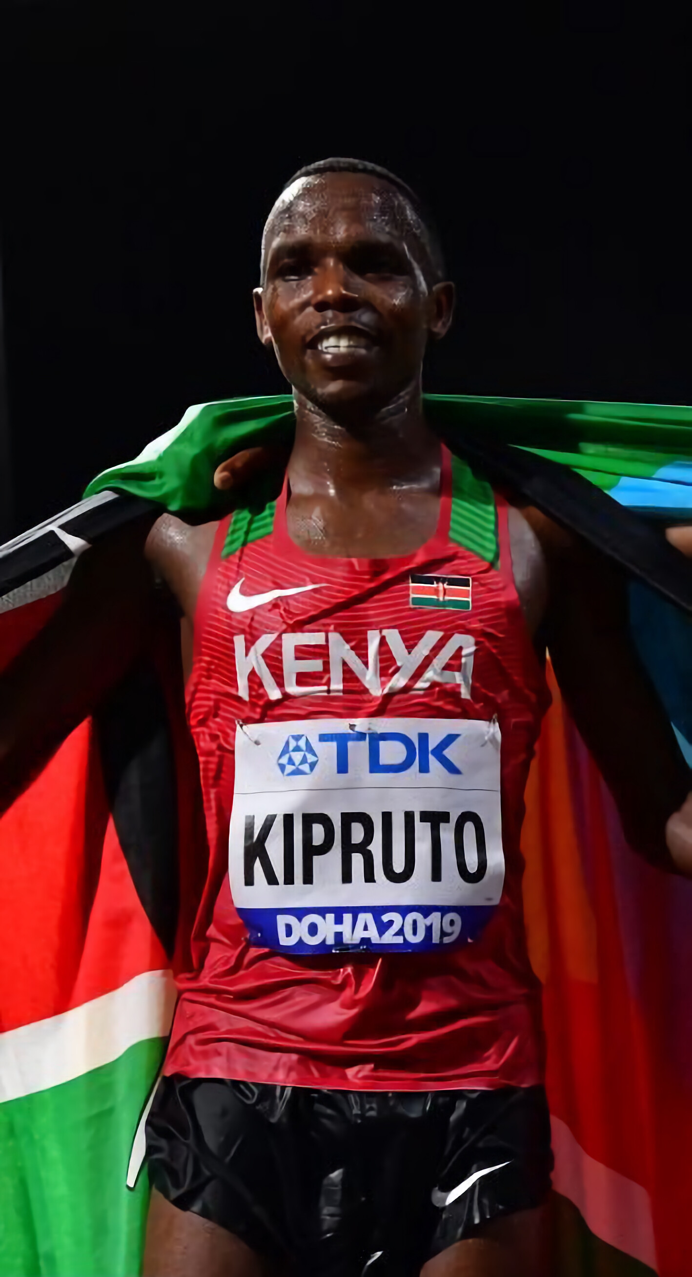 Amos Kipruto, Marathon runner, Elite endurance athlete, Podium potential, 1420x2620 HD Handy