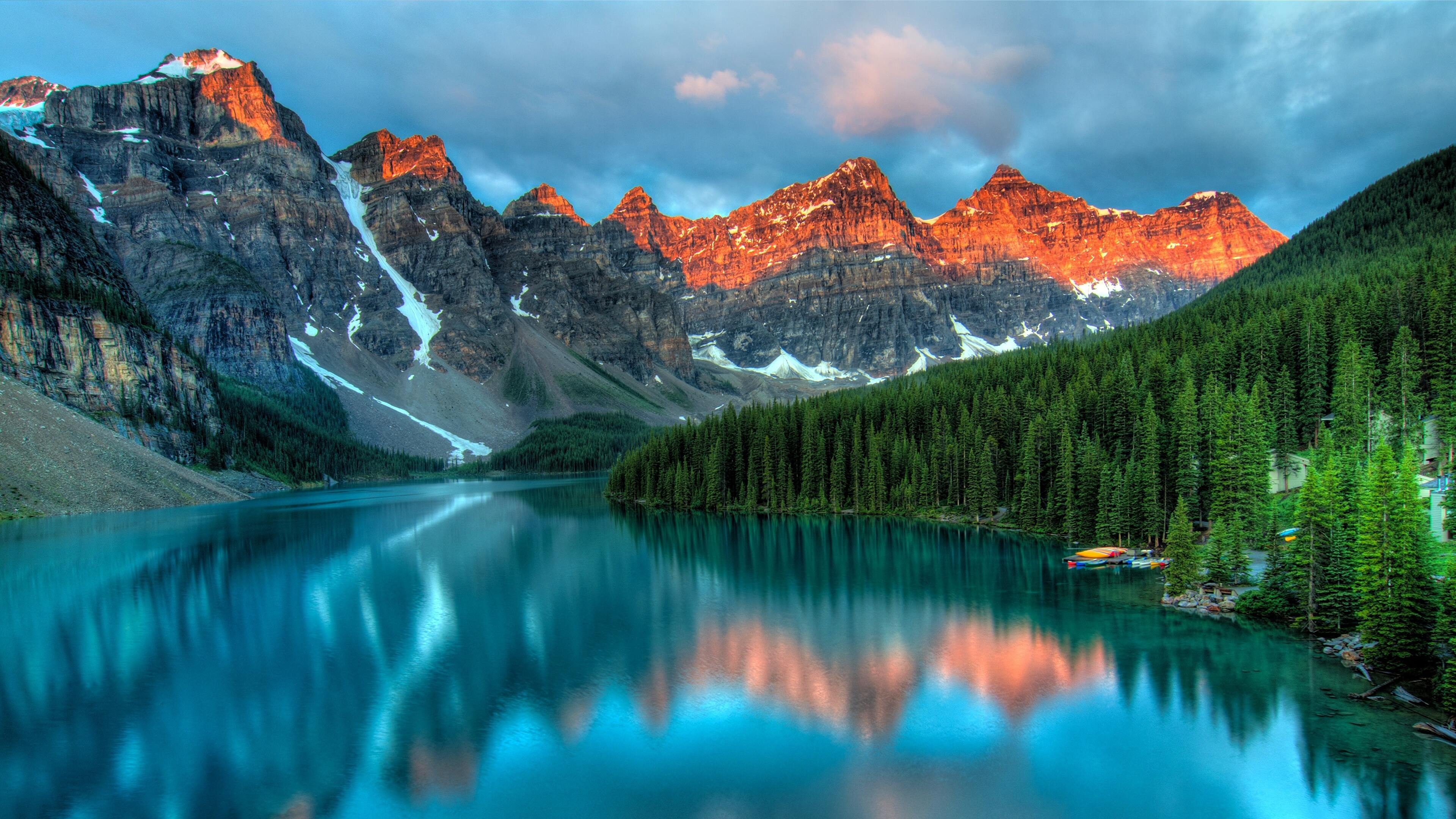 Banff National Park, Top free backgrounds, Scenic wallpapers, Banff 4K, 3840x2160 4K Desktop