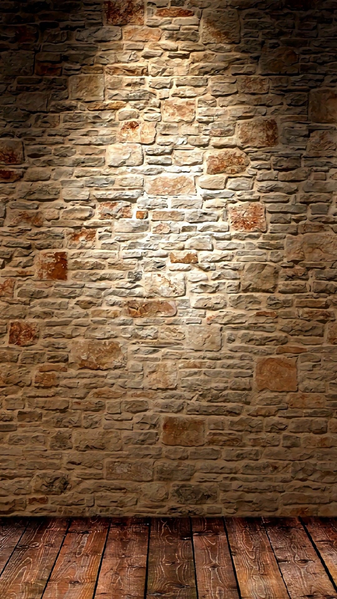 Stone Wall, Brick wallpaper, iPhone, Gray, 1080x1920 Full HD Phone