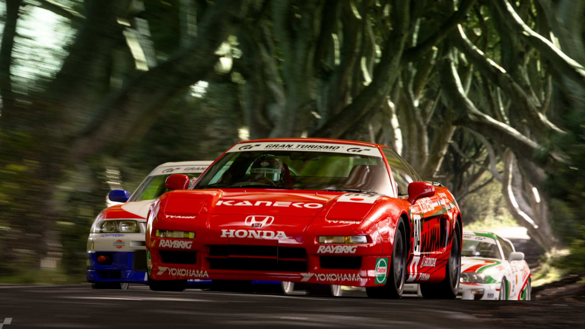 Motorsports: Honda sports car, Gran Turismo 7, A 2022 sim racing video game developed by Polyphony Digital. 2050x1160 HD Background.