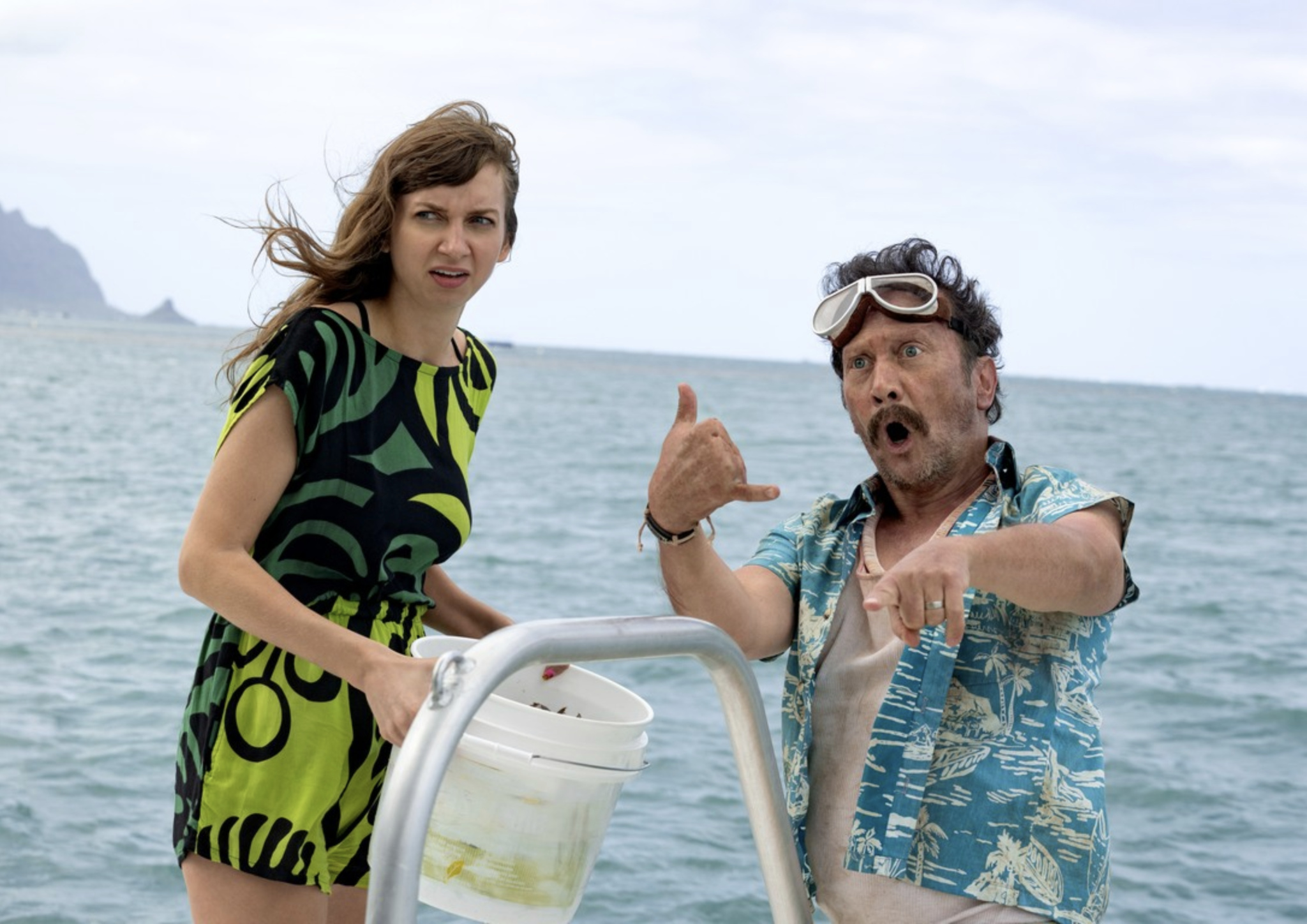 Rob Schneider, Dolphins and you boat, Featured in film, Netflix, 2050x1450 HD Desktop