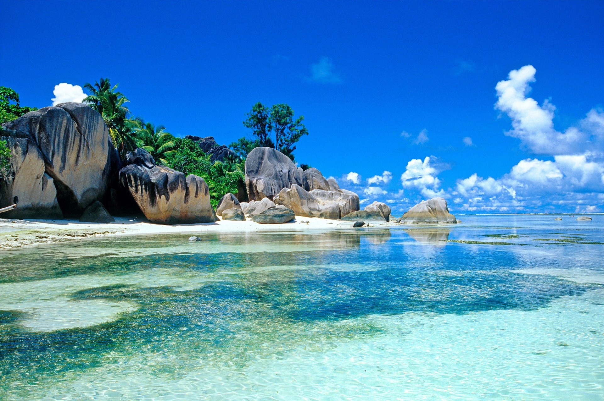 Lagoon, Seychelles beauty, Tropical paradise, Ultra HD wallpaper, 1920x1280 HD Desktop