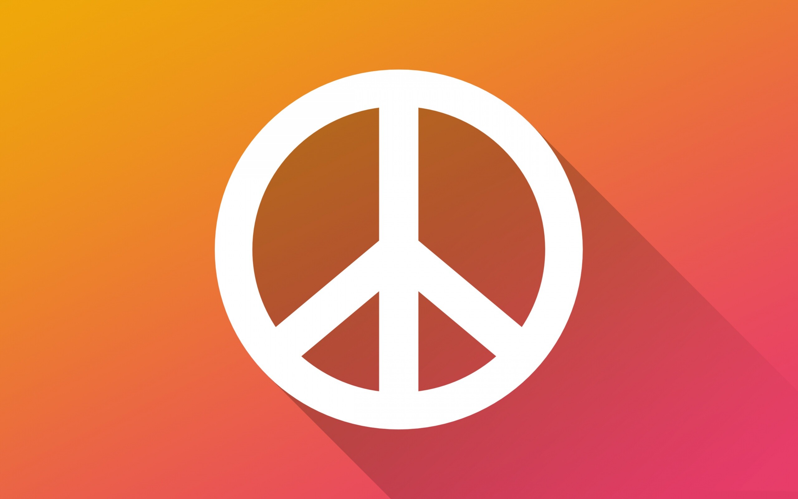 Peace Day: Peace, Sign, International holiday. 2560x1600 HD Wallpaper.