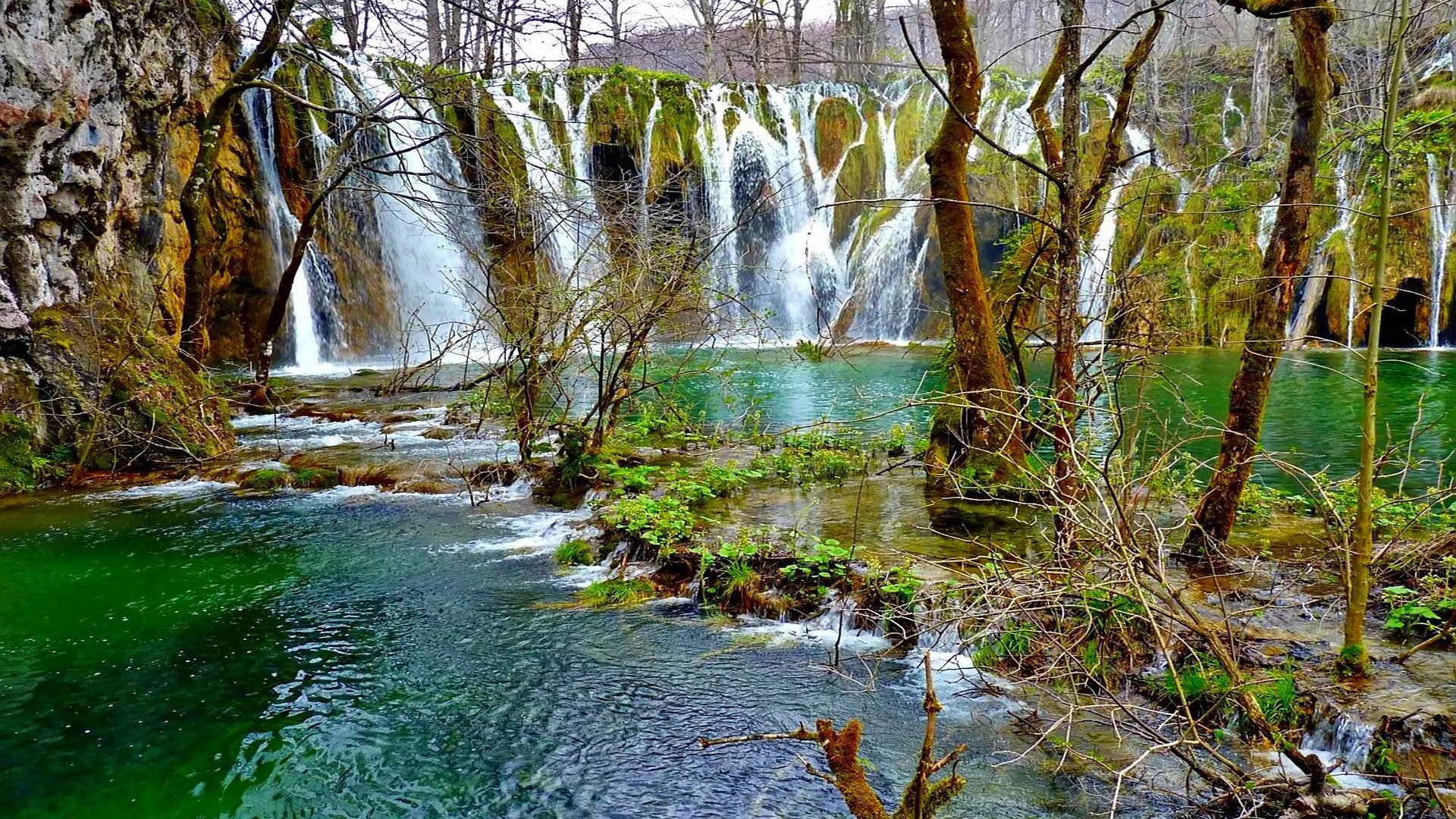Plitvice Lakes National Park, Natural wonderland, Croatian gem, Pristine landscapes, 1920x1080 Full HD Desktop