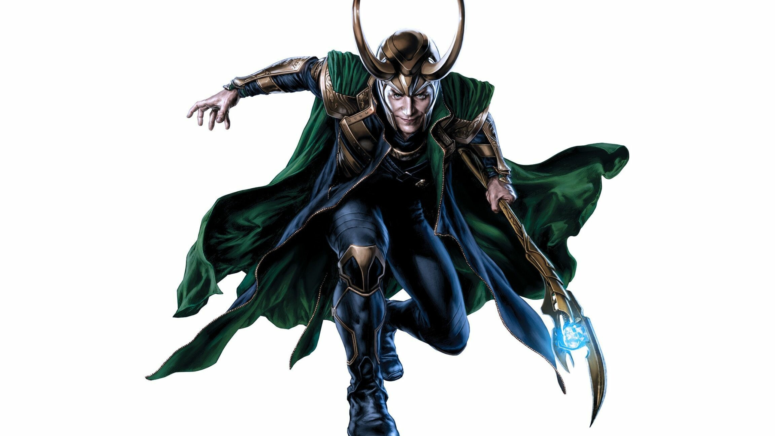 Loki: Made his first Marvel Comics appearance in Timely Comics' publication Venus No. 6. 2560x1440 HD Wallpaper.