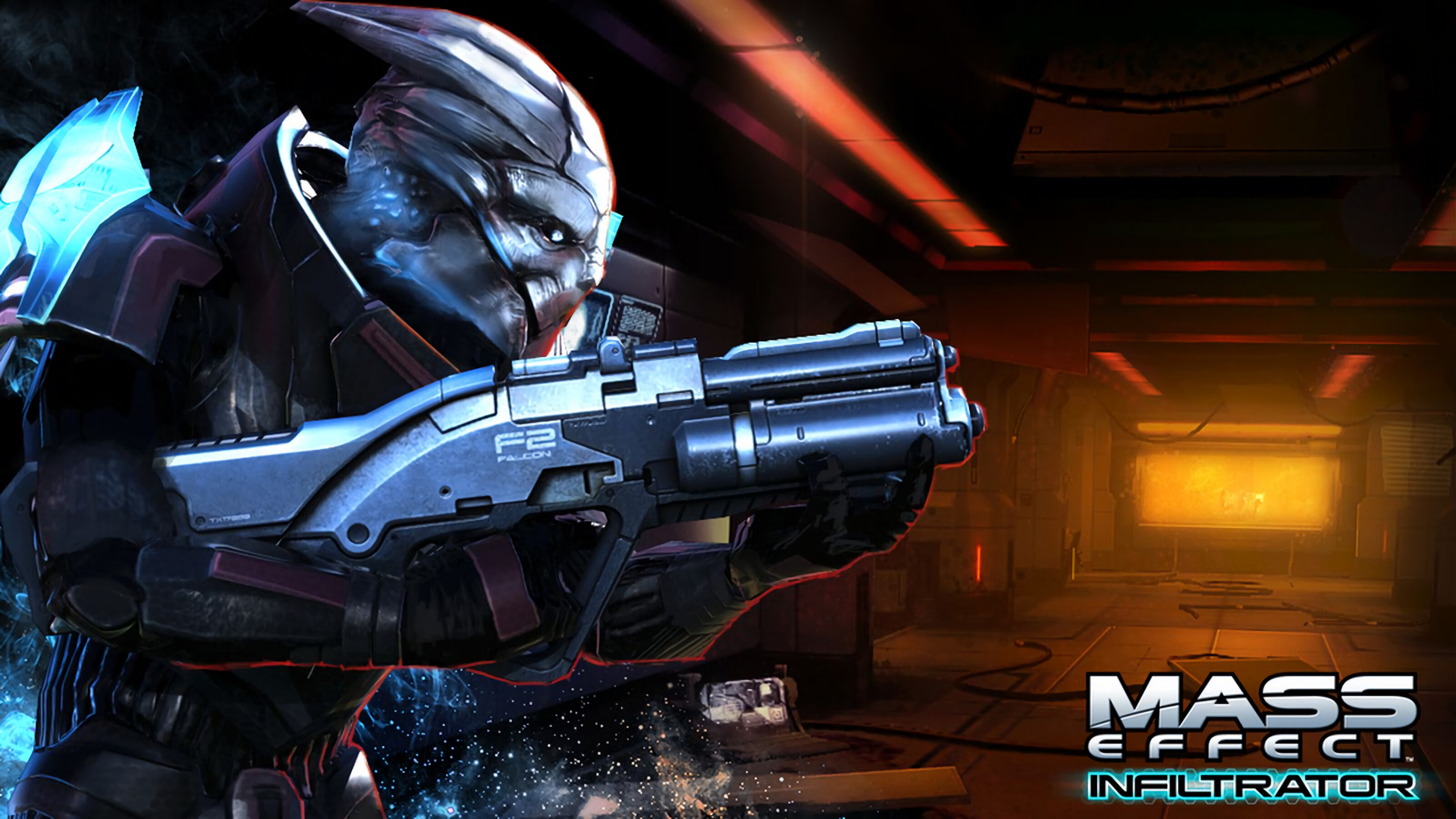 Mass Effect Infiltrator, Epic sci-fi battles, Intergalactic exploration, Loyalty missions, 3200x1800 HD Desktop