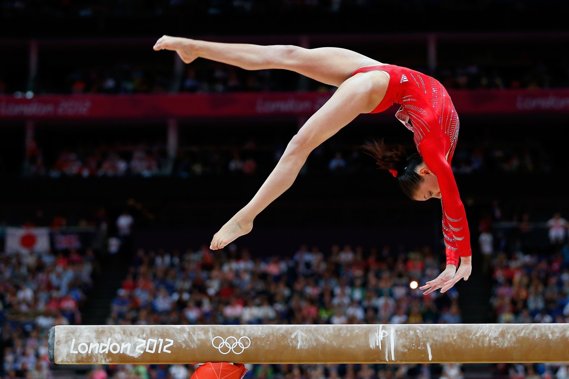 Balance Beam: The 2012 London Summer Olympic Games, Individual Artistic Gymnastics event. 1920x1280 HD Wallpaper.