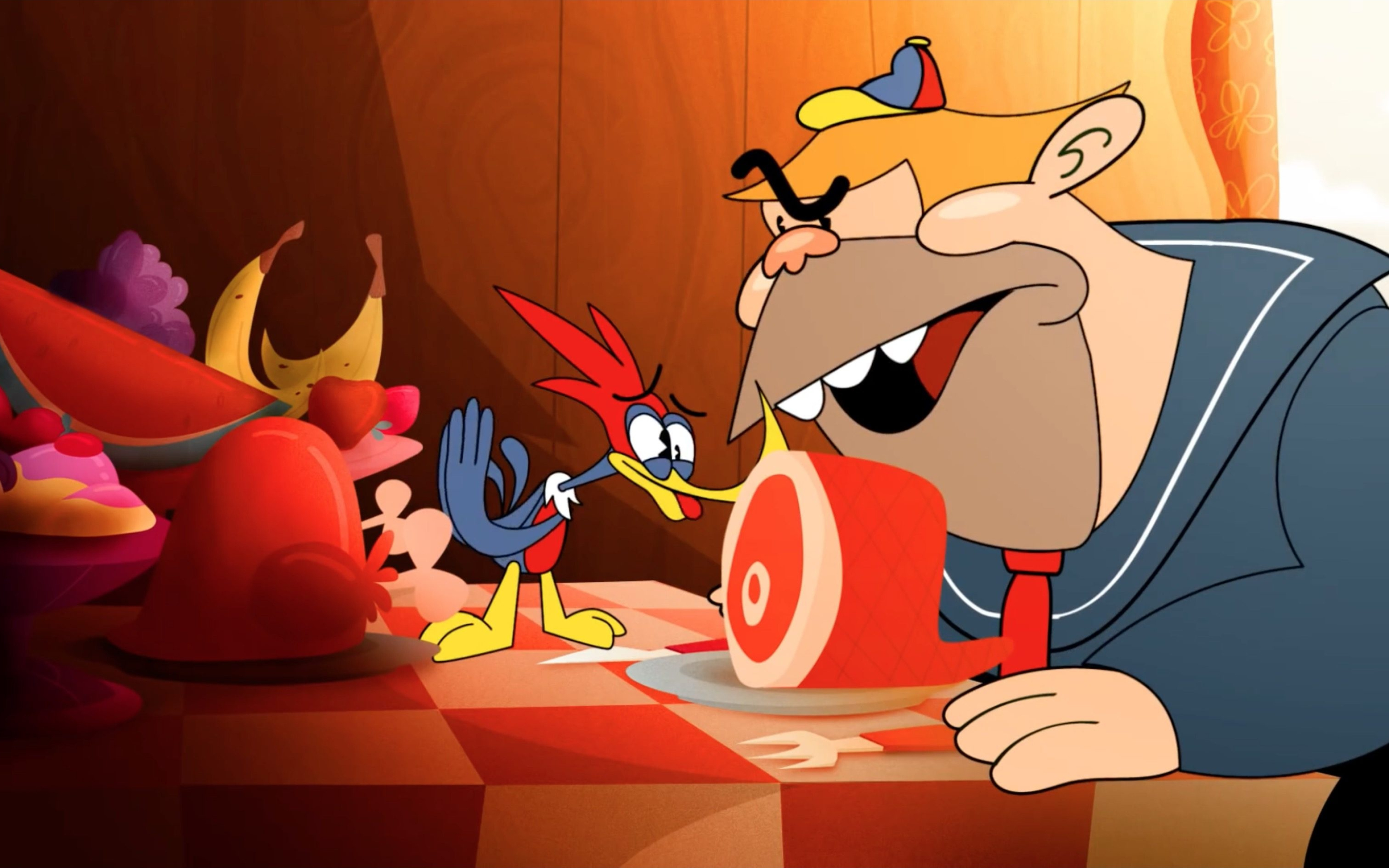 Woody Woodpecker, Reanimated animation, Collaborative art, Animated character, 3360x2100 HD Desktop