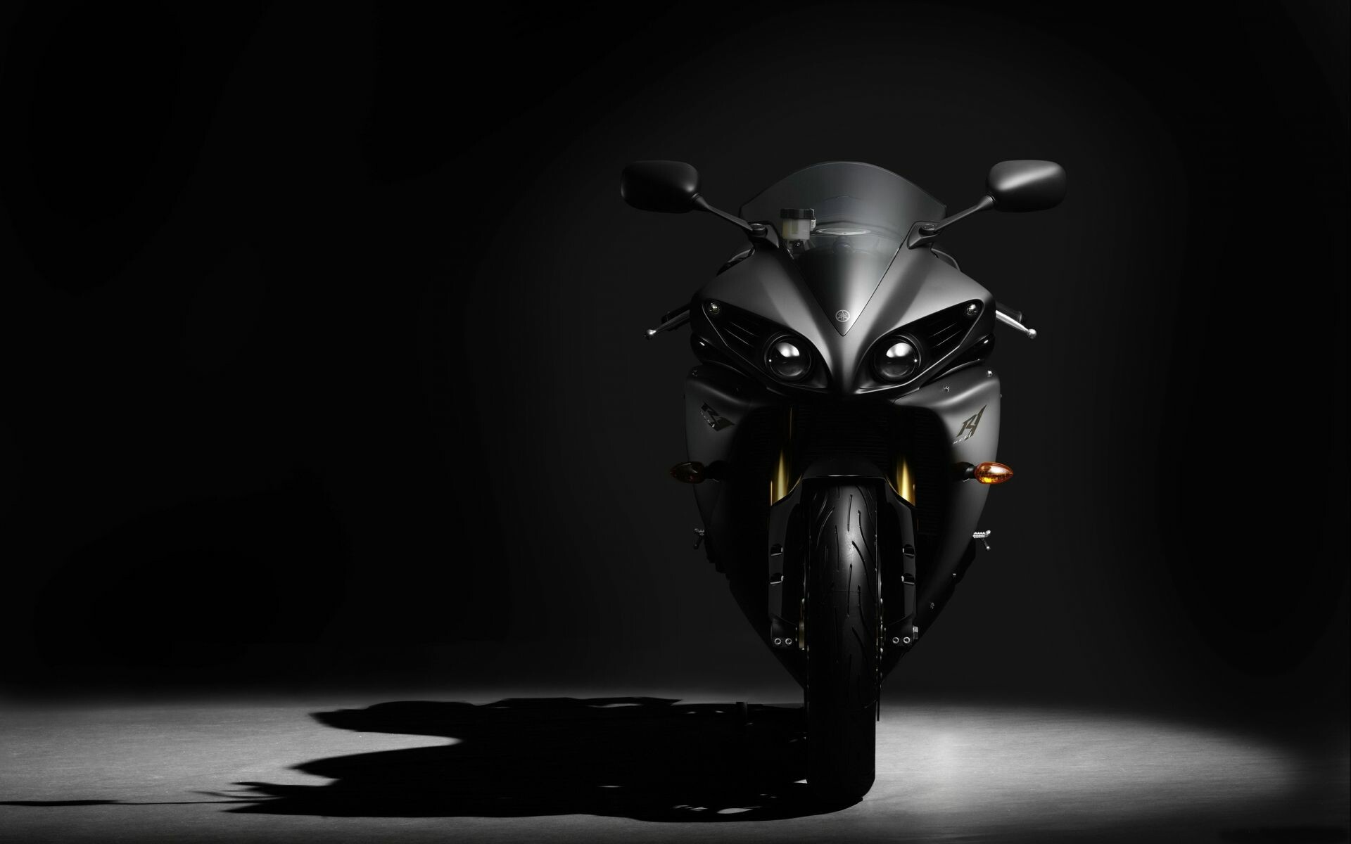 Bike: The Yamaha YZF-R1, A 1,000 cc (61 cu in)-class sports motorcycle. 1920x1200 HD Wallpaper.