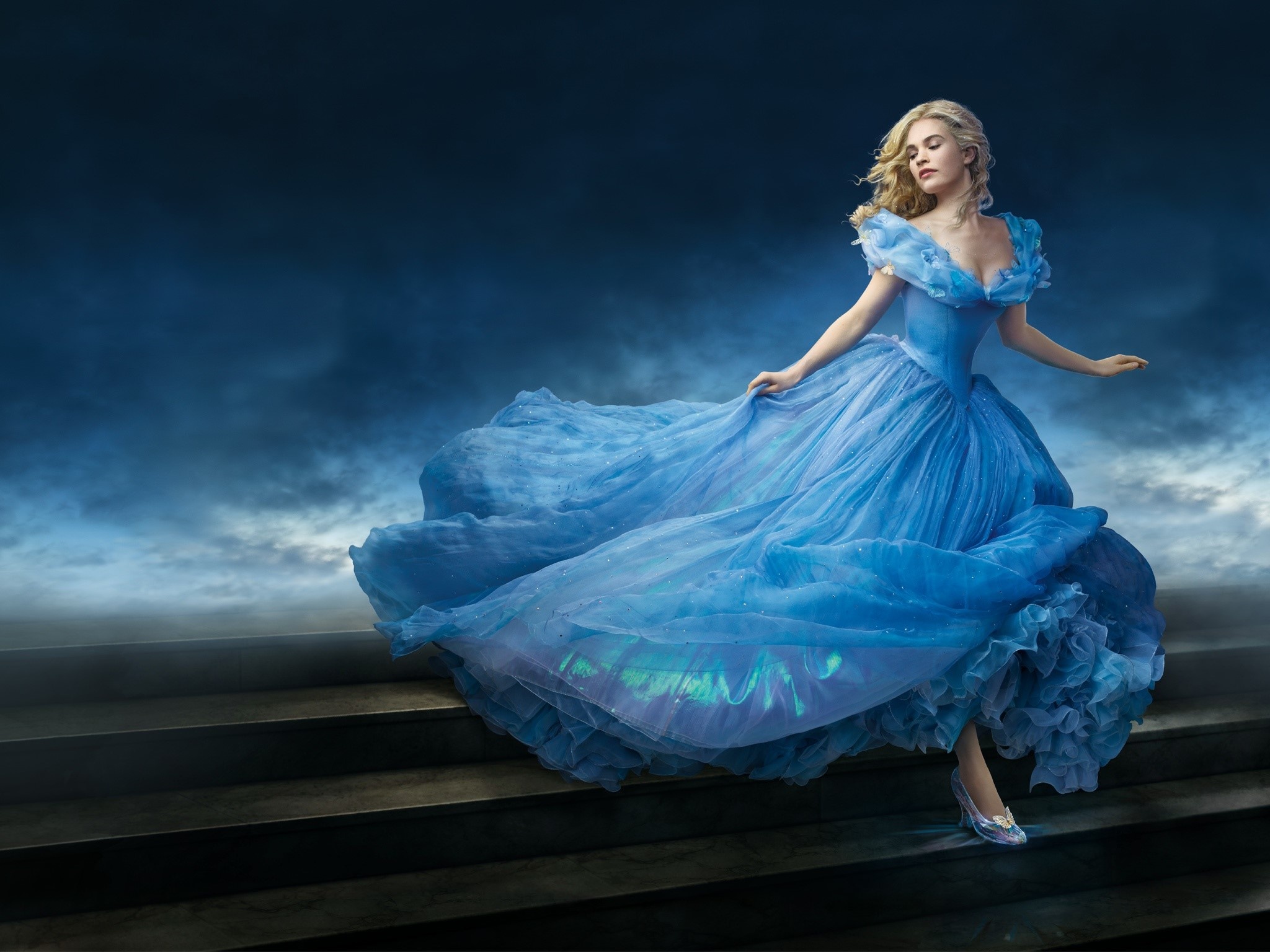 Lily James, Cinderella wallpaper, Disney princess, Fairy tale, 2050x1540 HD Desktop