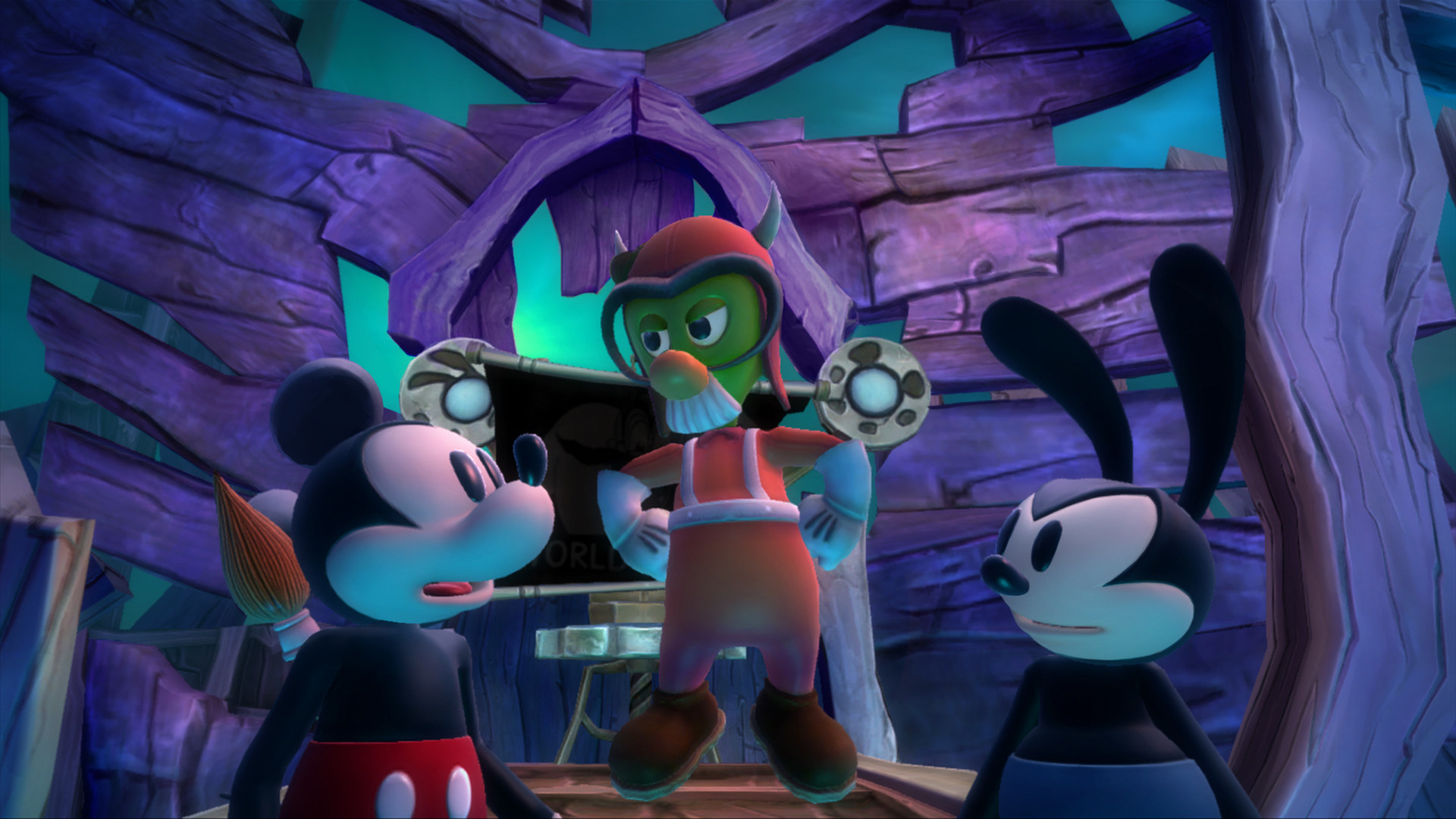 Oswald the Lucky Rabbit, Disney Epic Mickey 2, Power of Two, Steam available, 1920x1080 Full HD Desktop