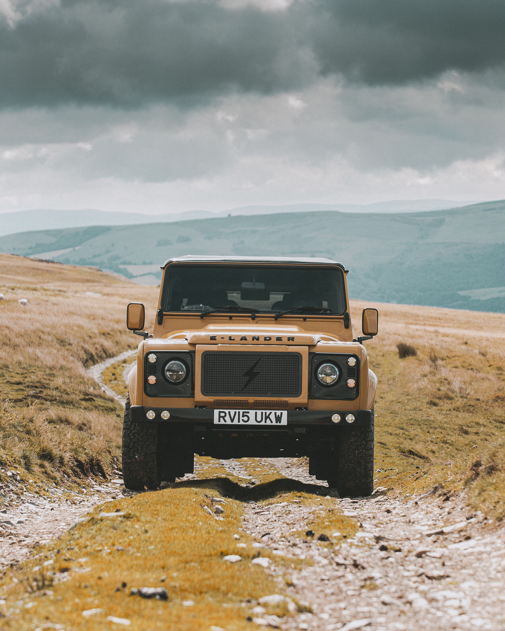 Land Rover: Electric 4WD Defender 03, The company became a British Leyland subsidiary in 1978. 1760x2200 HD Background.