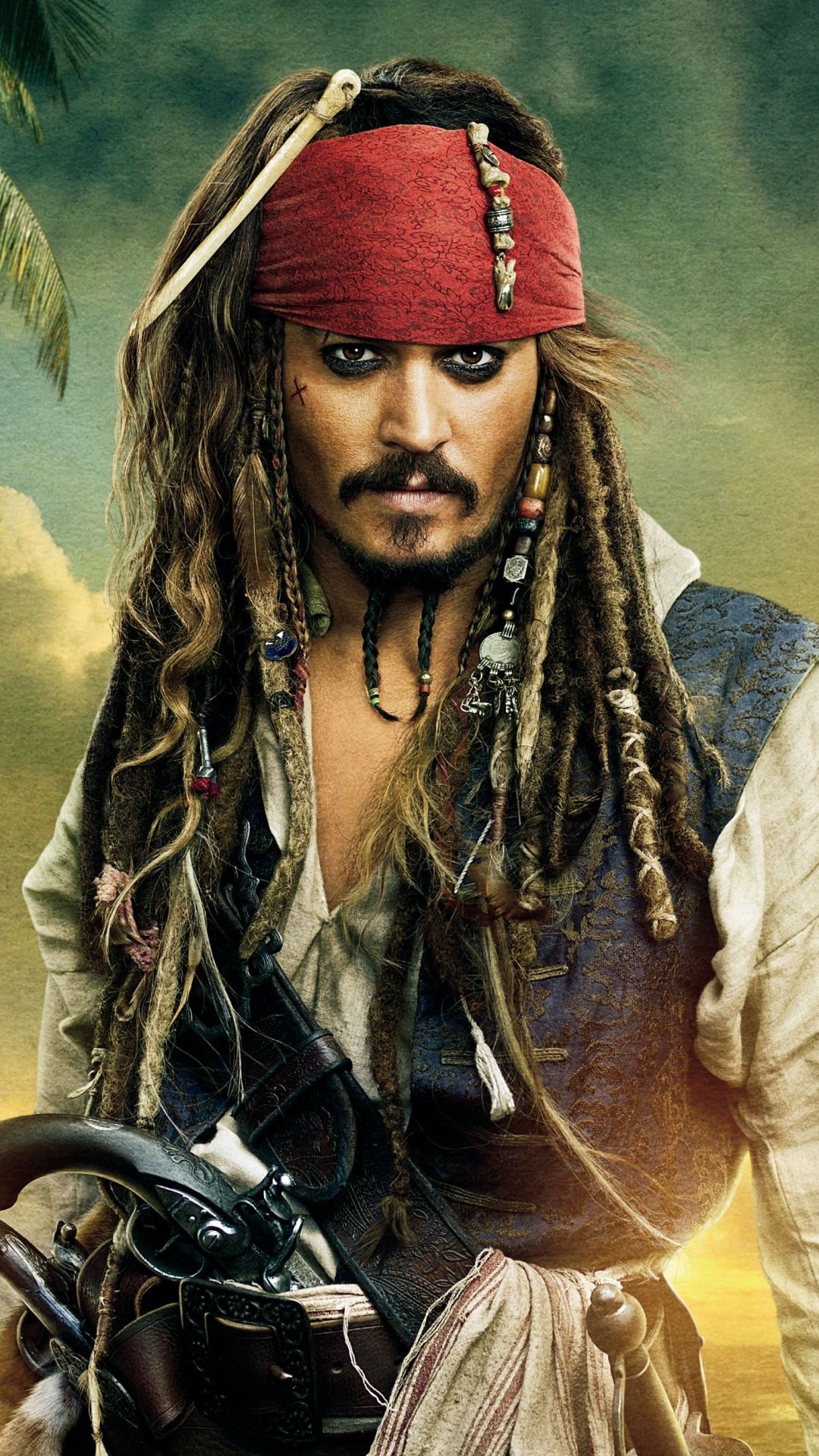 Jack Sparrow, Films, Johnny Depp, Characters, 1080x1920 Full HD Handy