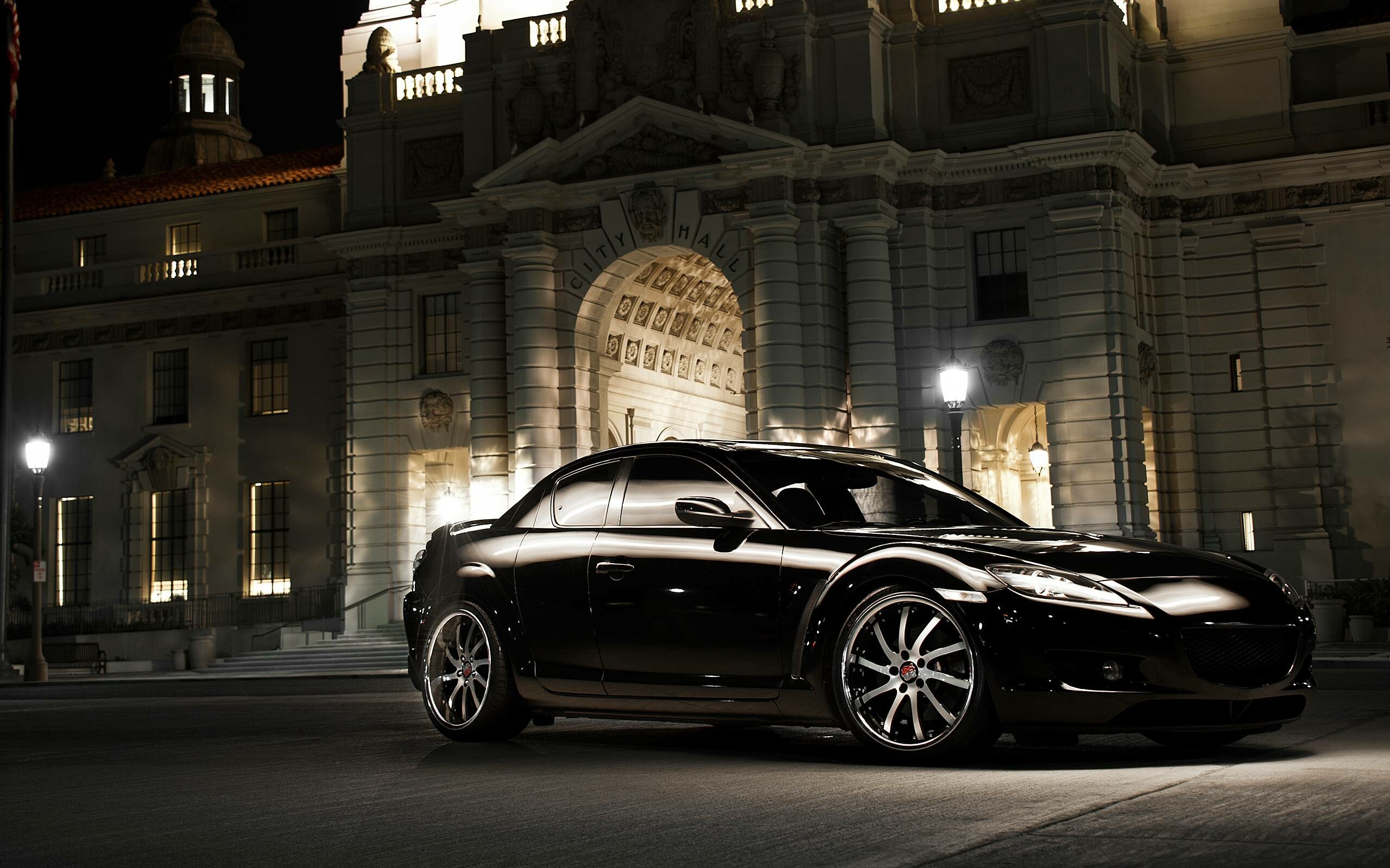 Mazda: The 15th-largest automaker in terms of production globally, RX8. 2560x1600 HD Background.