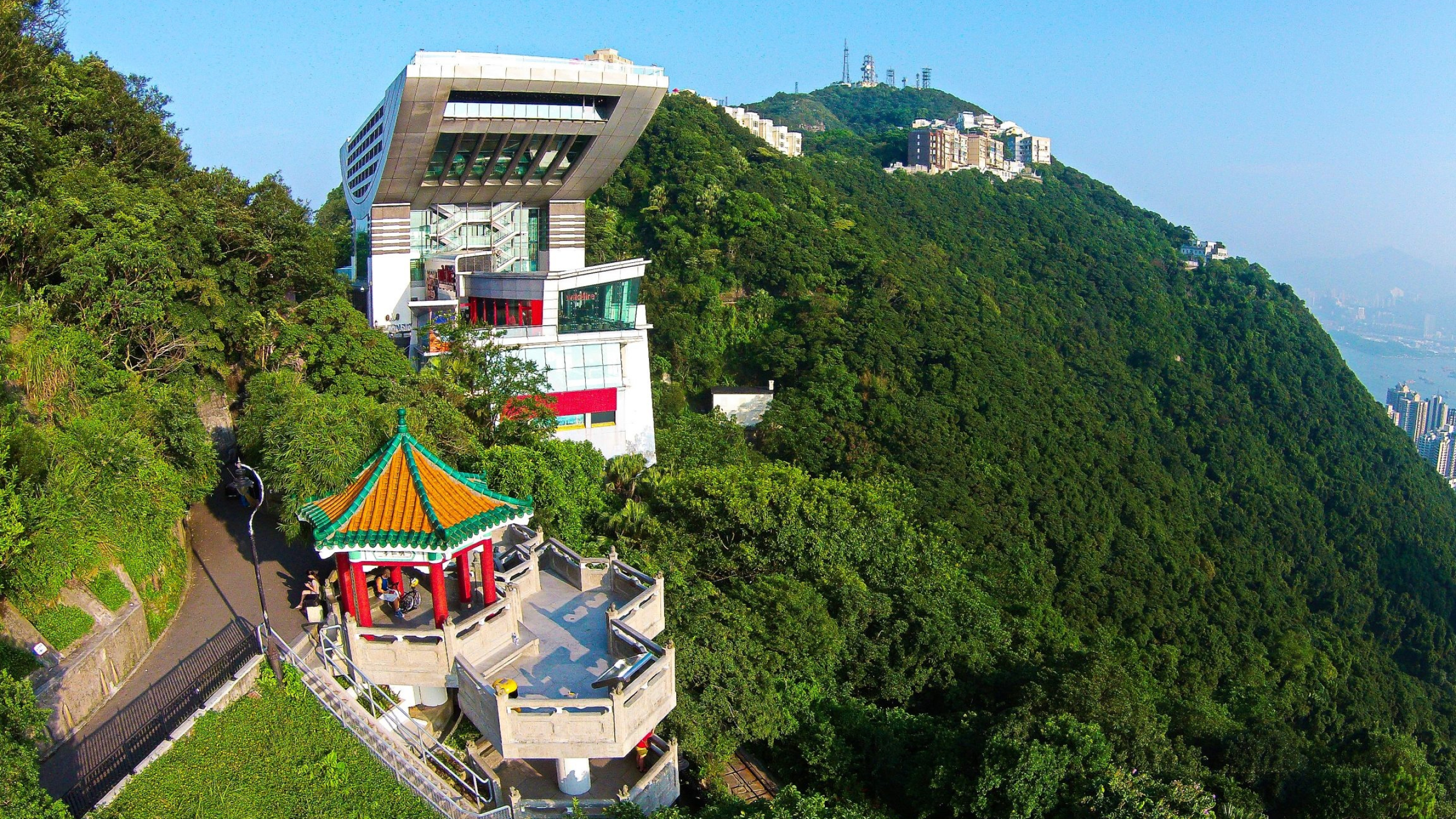 Victoria Peak, Hong Kong, 2560x1440 HD Desktop
