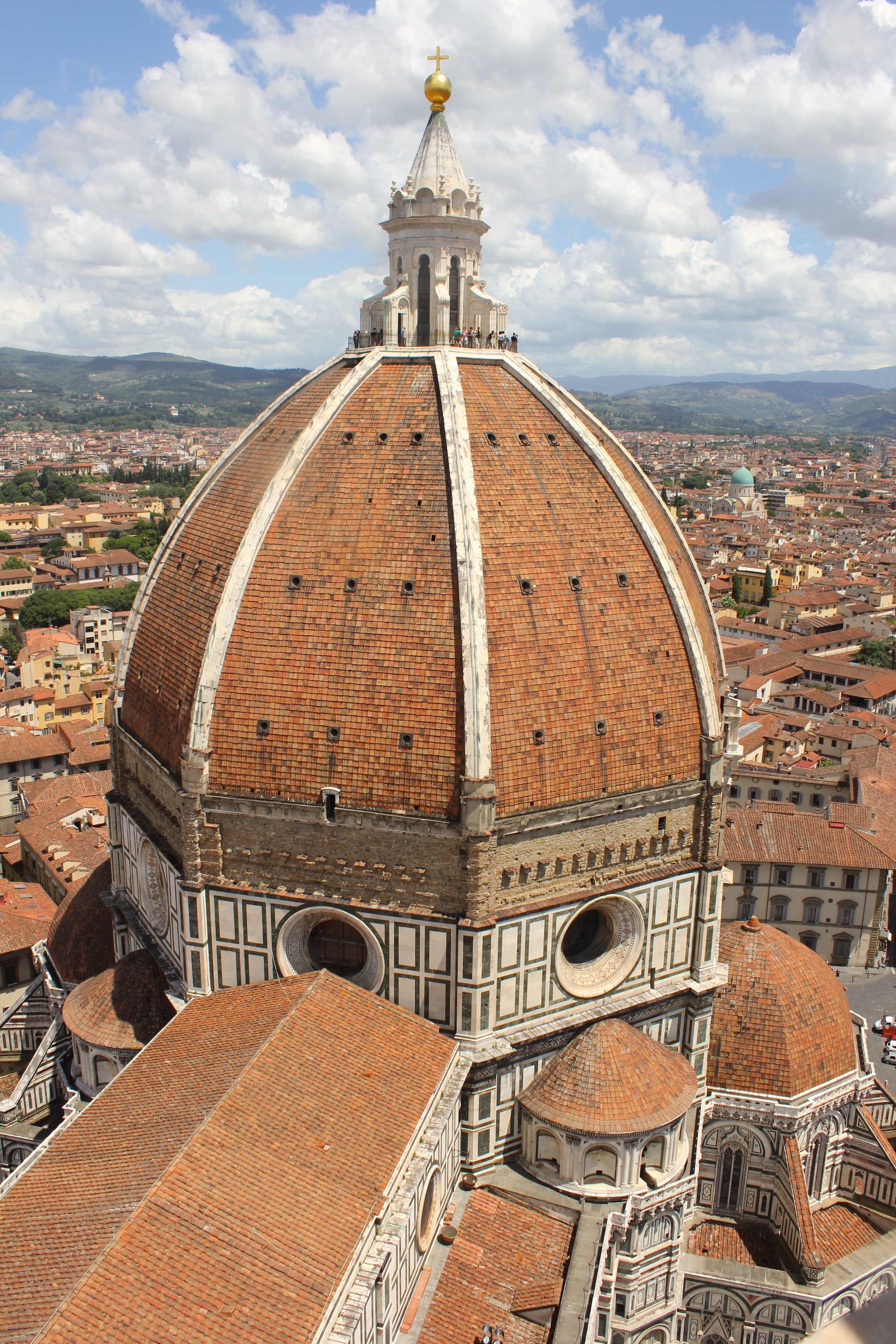 Abbildung der Kuppel der Kathedrale von Florenz, 2000x3000 HD Handy