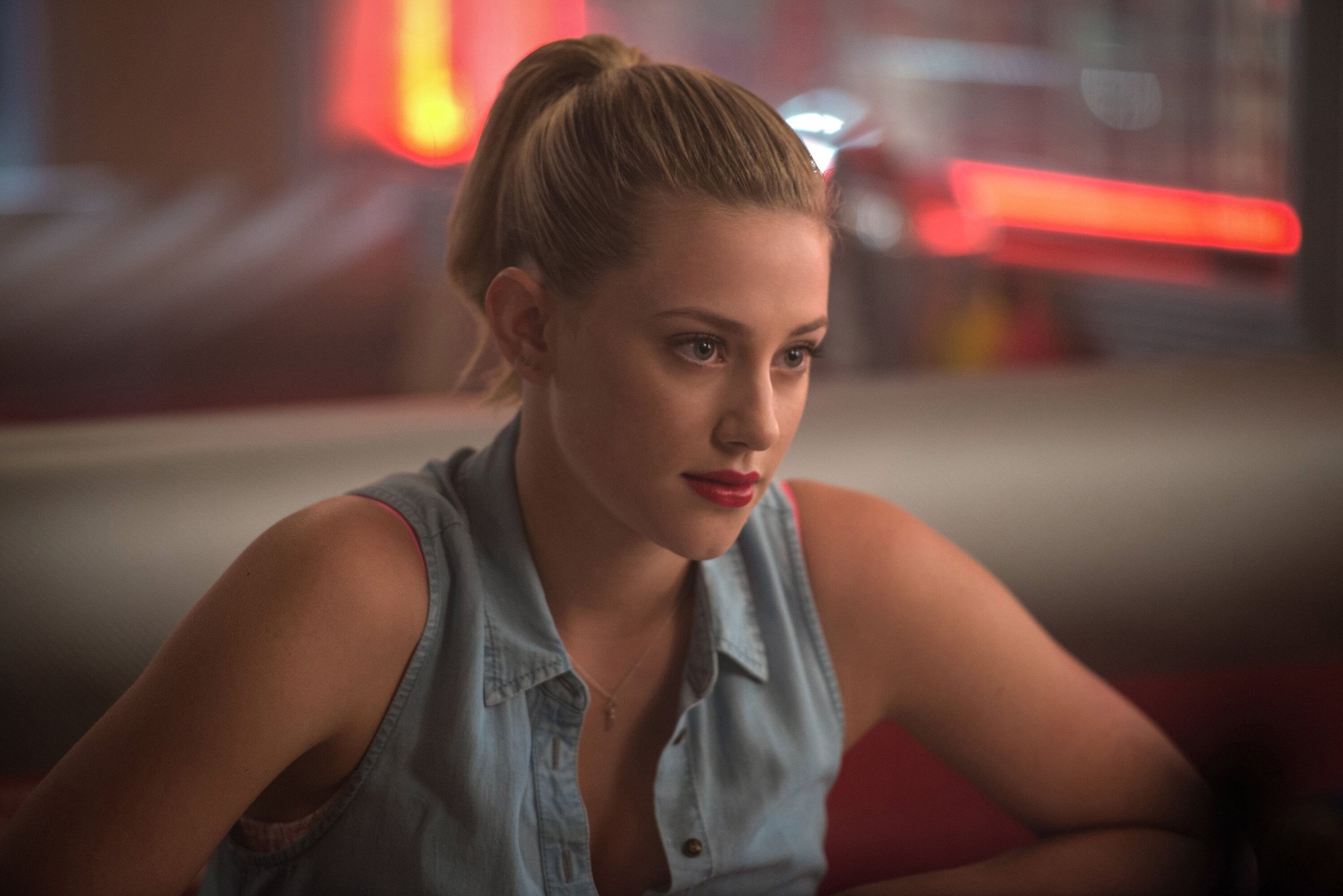 Riverdale (TV Series): Lili Reinhart as Betty Cooper, A smart woman with a longtime crush on Archie. 3000x2000 HD Background.