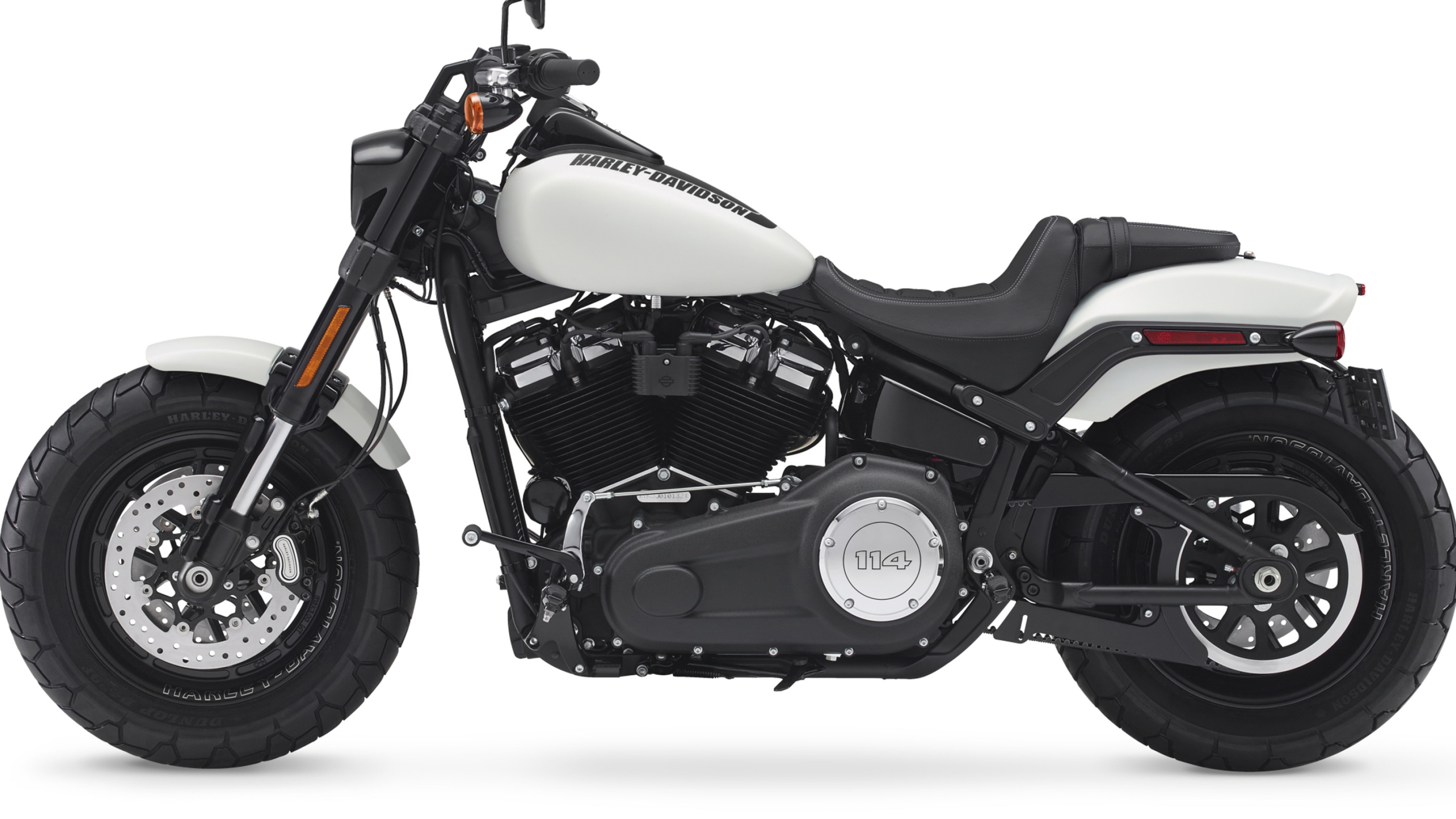 Harley-Davidson Fat Bob 114, Motorcycles desktop wallpapers, 2018, 3840x2160 4K Desktop