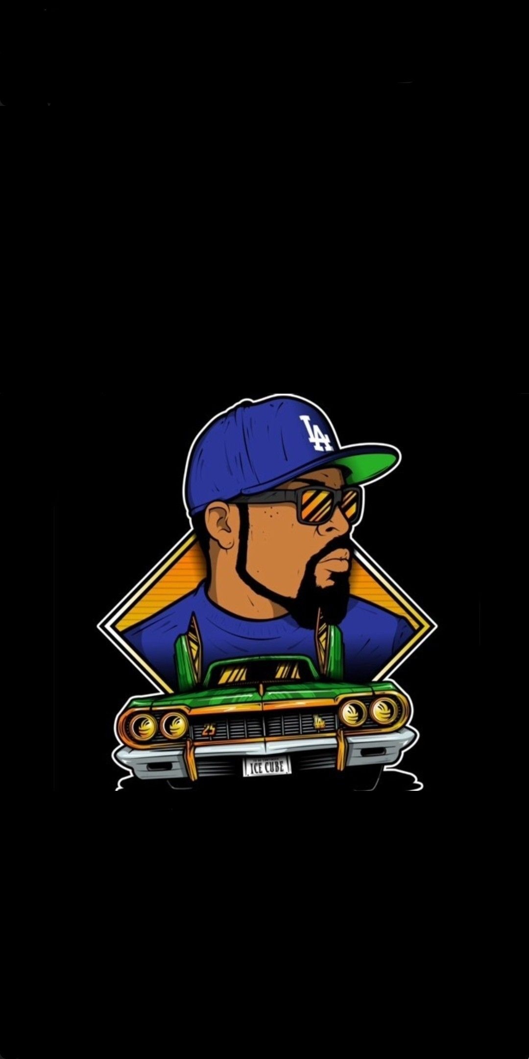 Ice Cube, Rapper's image, Hip-hop musician, Icon of the genre, 1080x2160 HD Phone