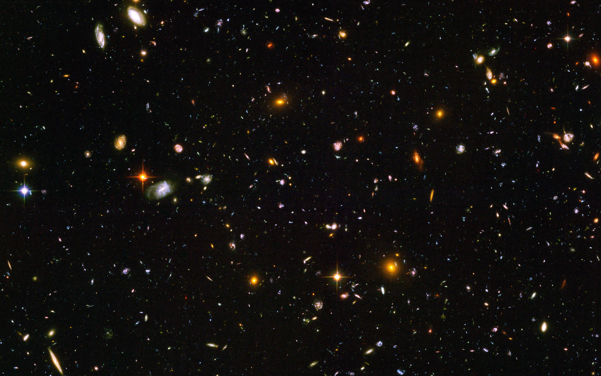 Hubble Deep Field, Astronomical discovery, Space exploration, Hubble telescope, 1920x1200 HD Desktop