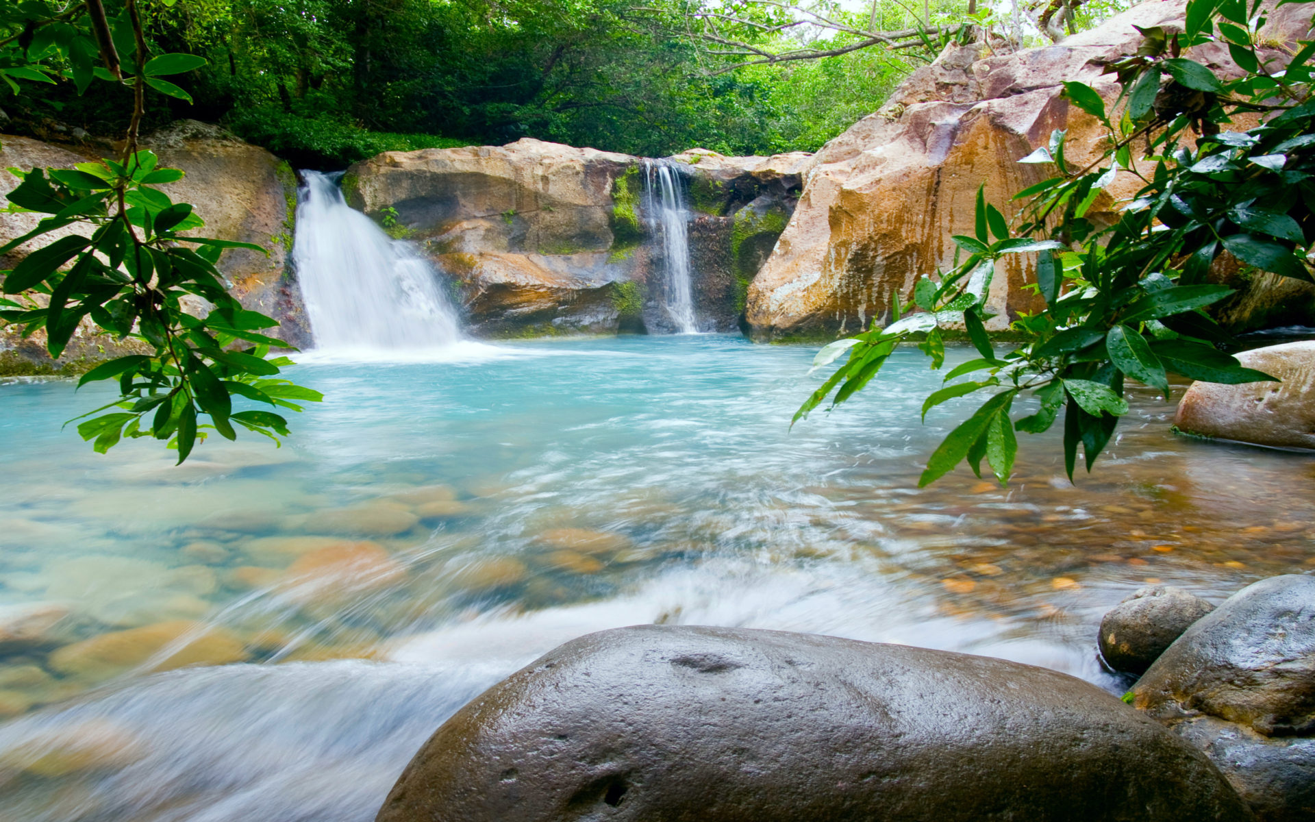 Rincon de la Vieja, Tropical waterfalls, Costa Rica wallpapers, Natural beauty, 1920x1200 HD Desktop