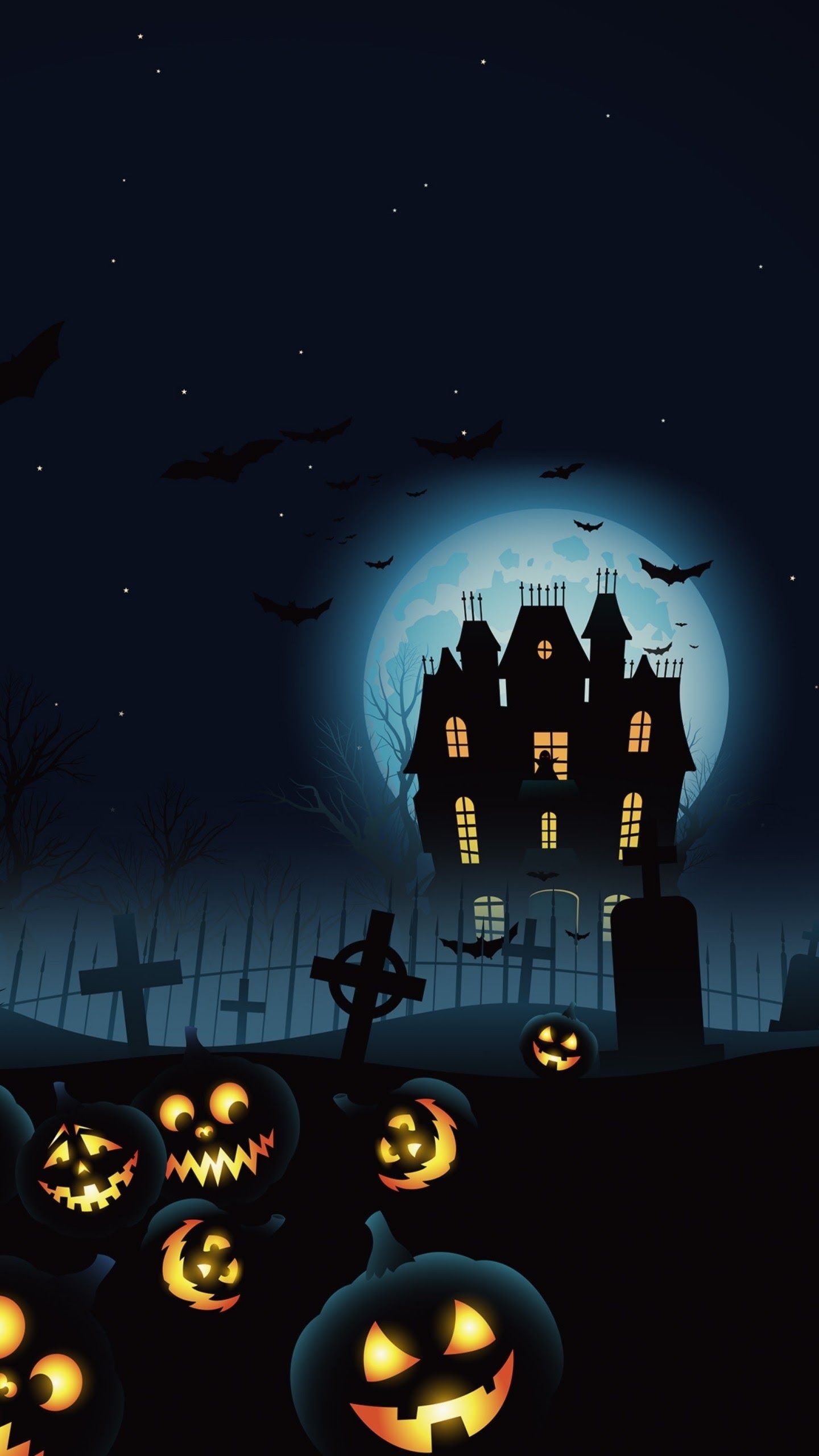Halloween Haunted House, Haunted house vibes, Spooky visuals, Halloween backgrounds, 1440x2560 HD Phone