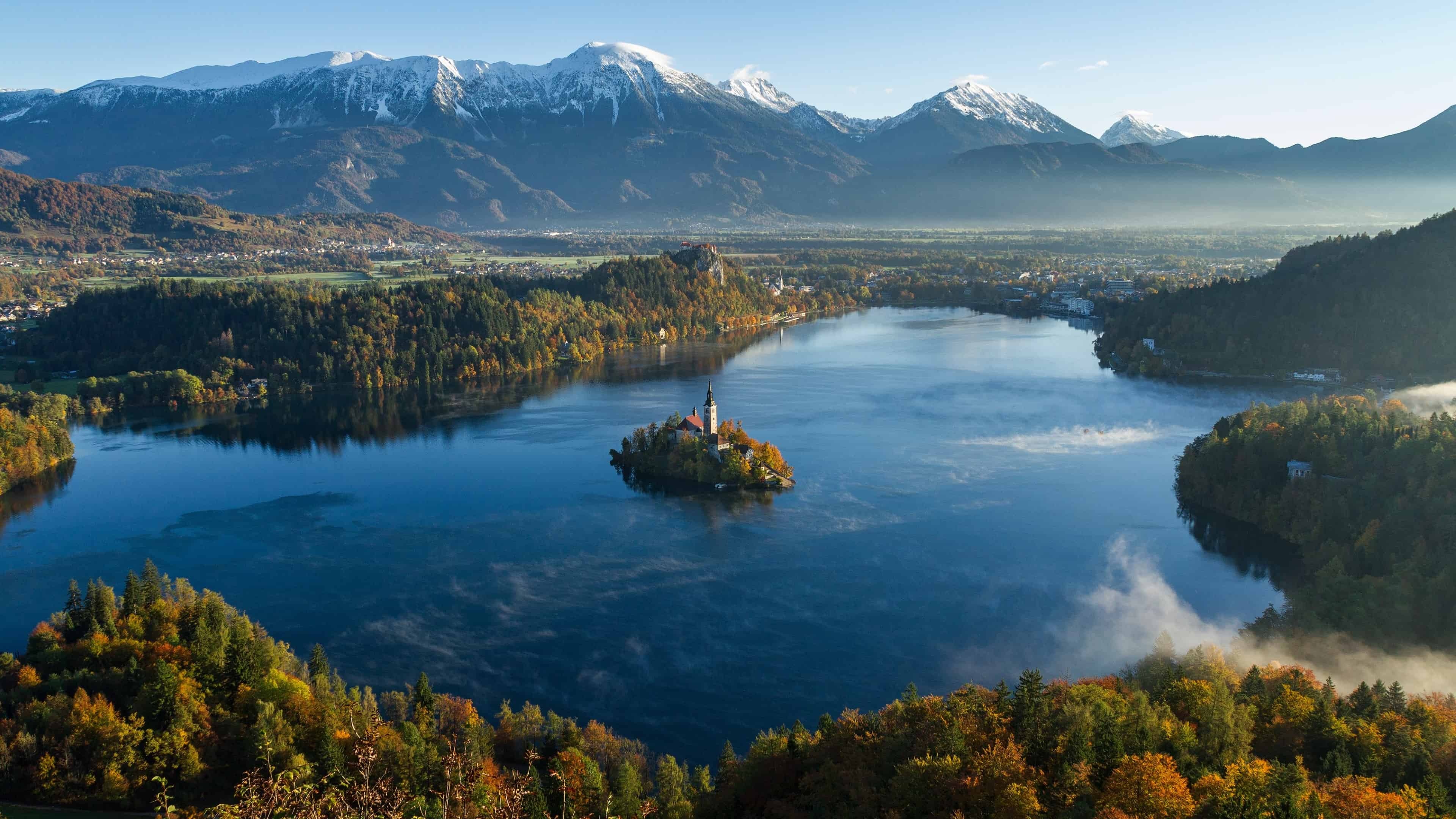 Lake Bled, Slovenia, 4K wallpaper, 3840x2160 4K Desktop
