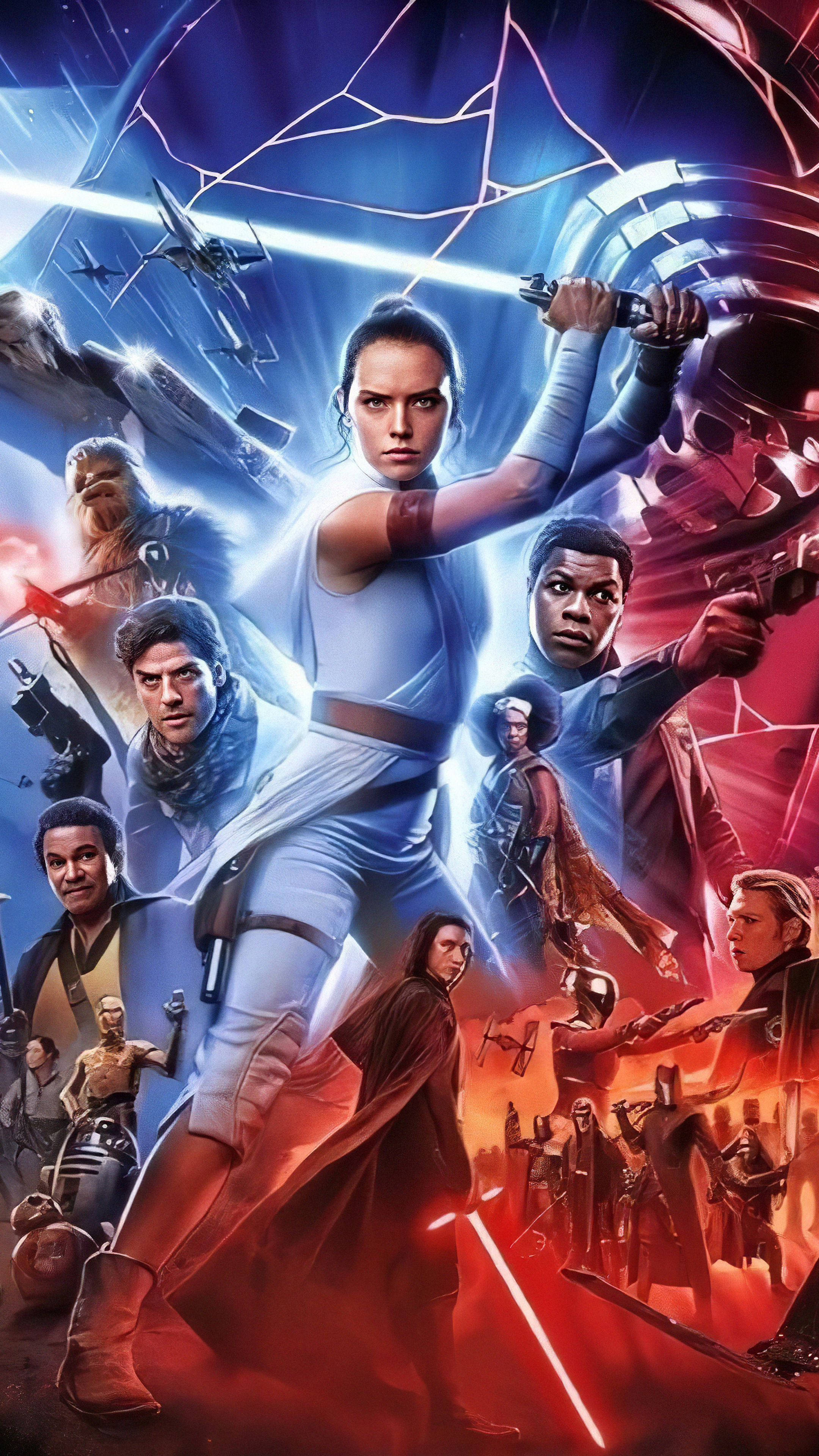 Star Wars Rise of Skywalker, IMAX poster, Sony Xperia, HD wallpapers, 2160x3840 4K Phone