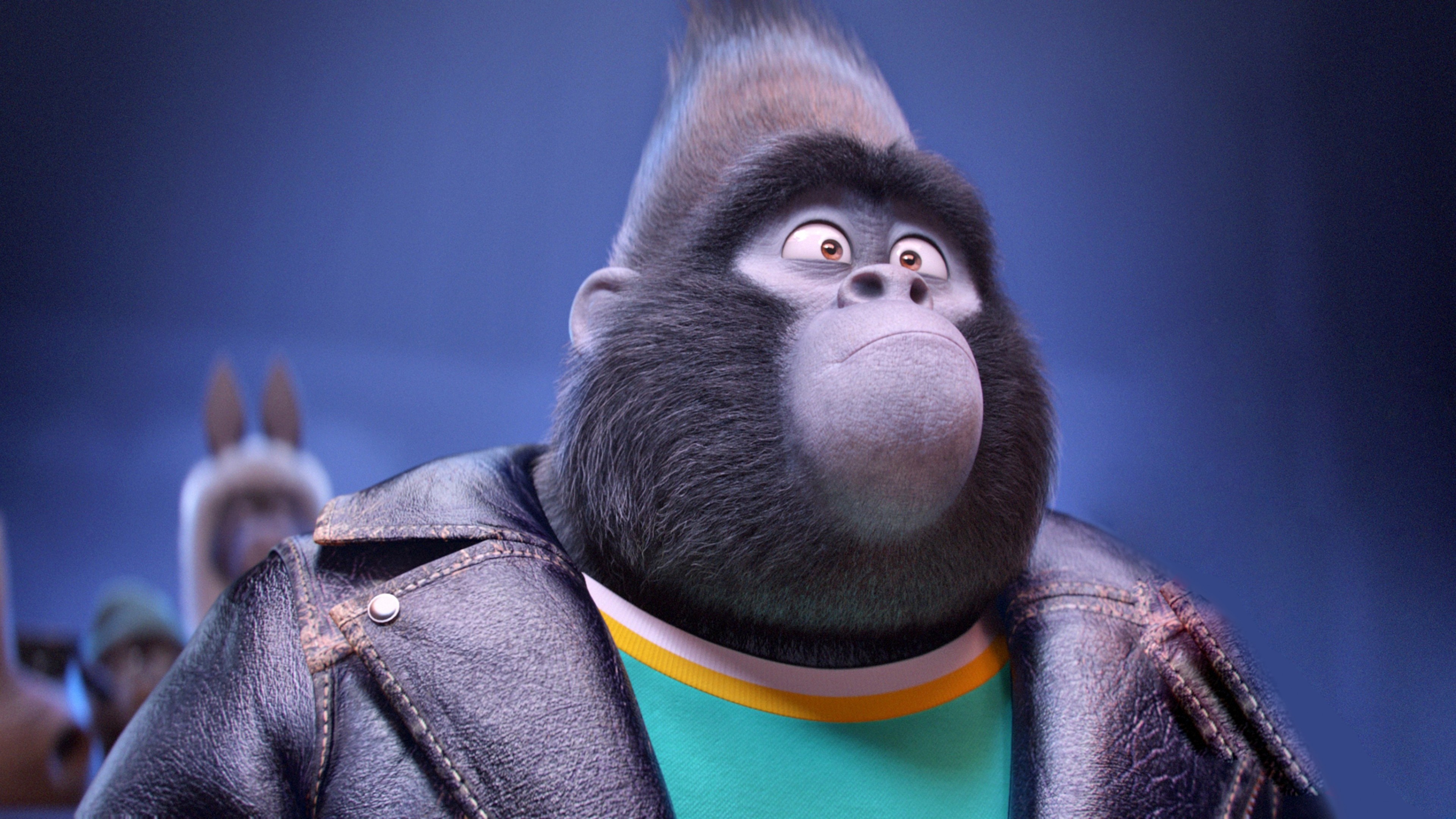 Sing animated movie, Talented gorilla, Musical extravaganza, 2016's best animation, 3840x2160 4K Desktop