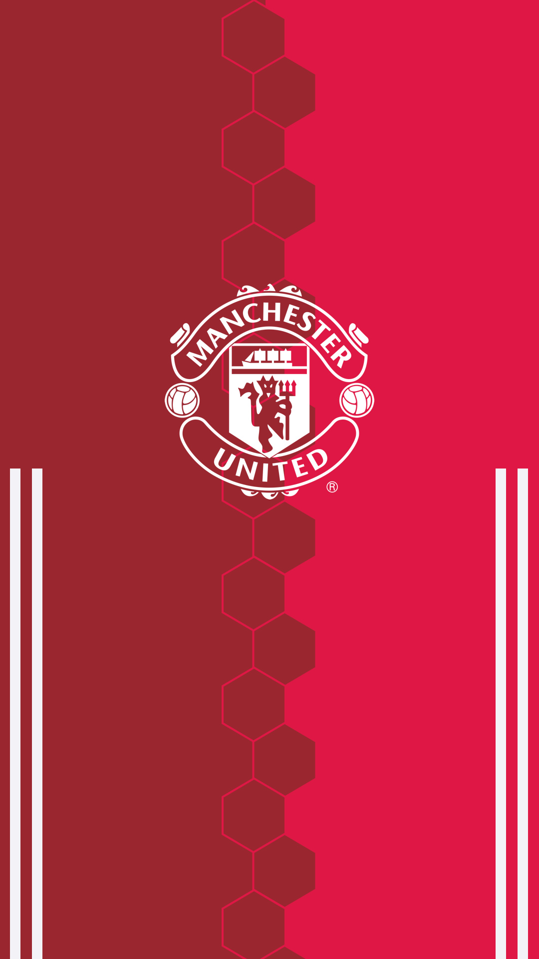 Manchester United, Iconic wallpapers, Emblematic logo, Dynamic visuals, 1080x1920 Full HD Phone
