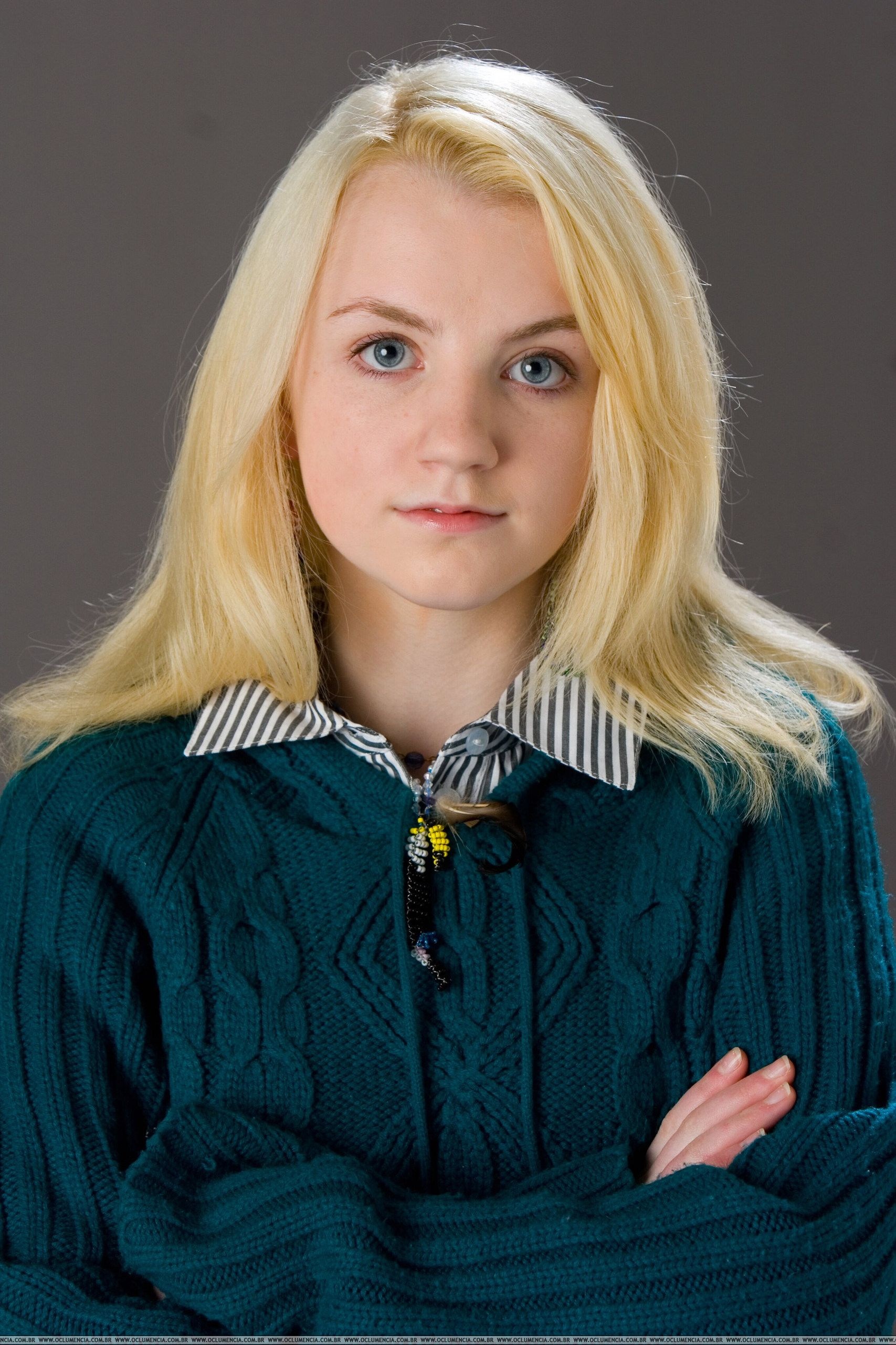 Luna Lovegood: The daughter of a witch named Pandora Lovegood, and a wizard named Xenophilius Lovegood. 1710x2560 HD Wallpaper.