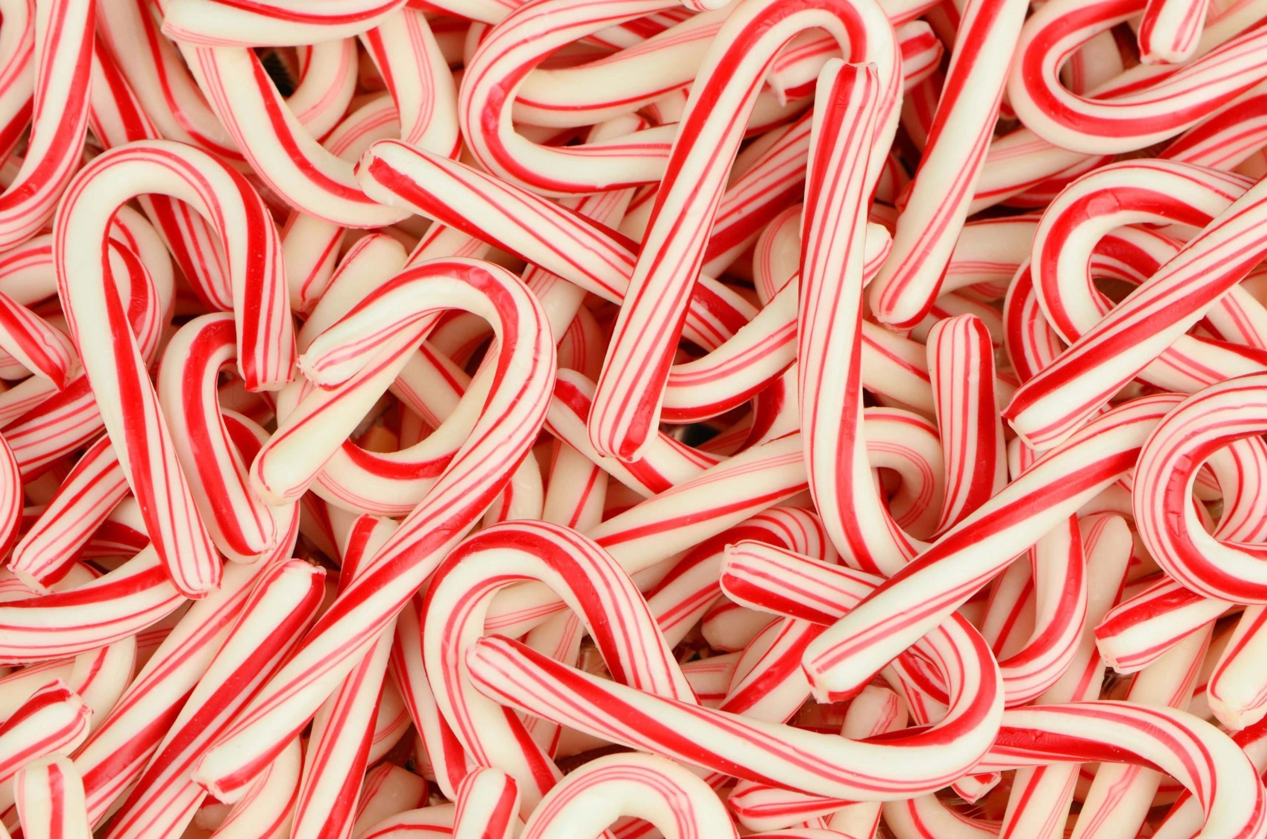 Candy cane wallpaper, Sweet treat, Festive background, Holiday delight, 2560x1700 HD Desktop