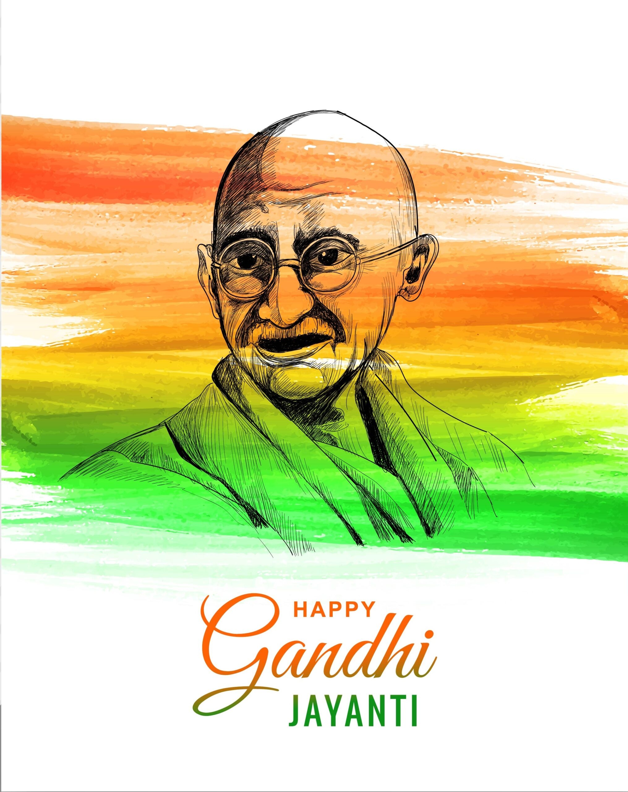 Happy Mahatma Gandhi Jayanti, Tribute to a visionary, Peace and unity, Iconic leader, 2040x2560 HD Phone