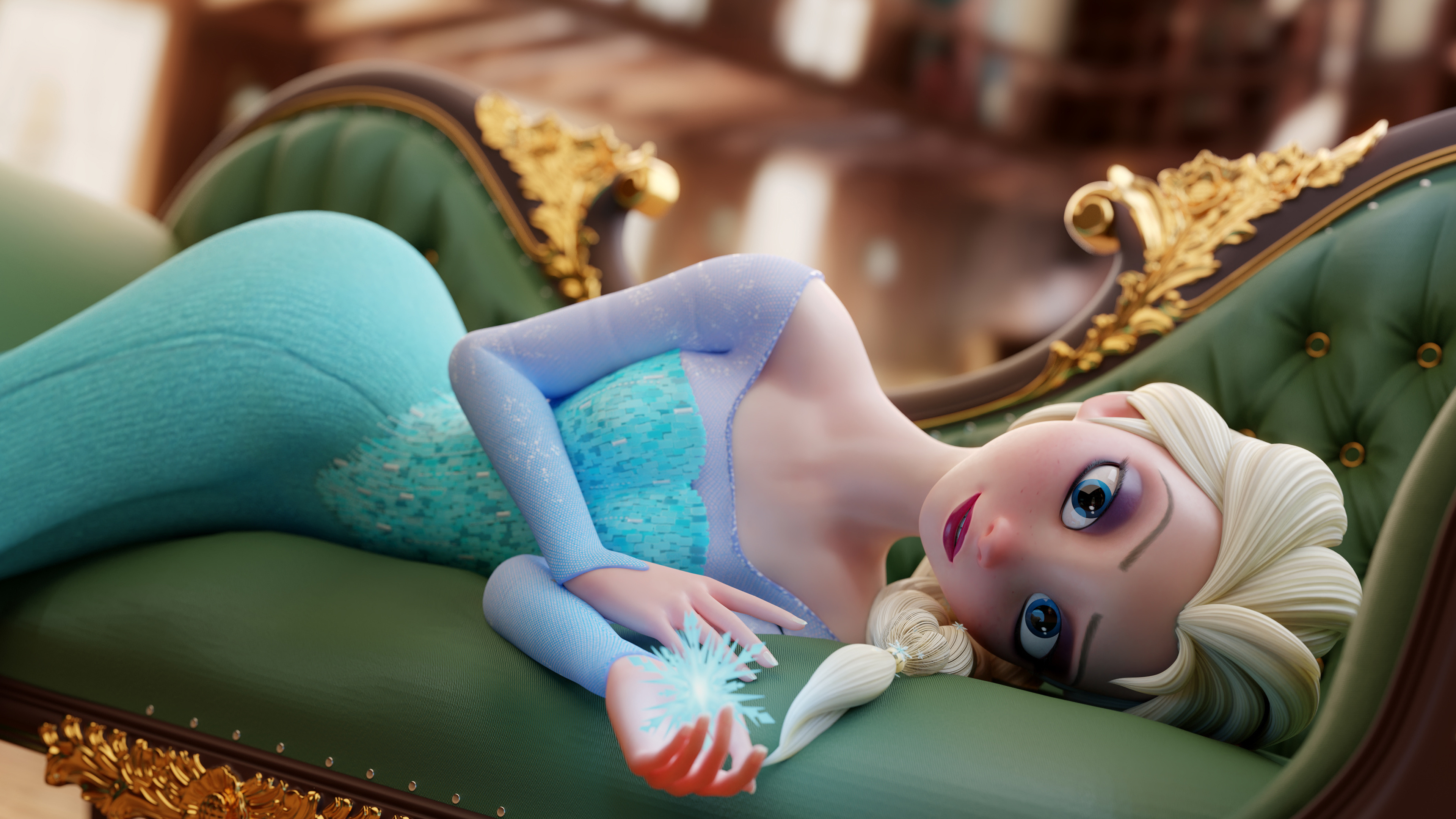 Elsa from Frozen, Ultra HD wallpaper, 3840x2160 4K Desktop