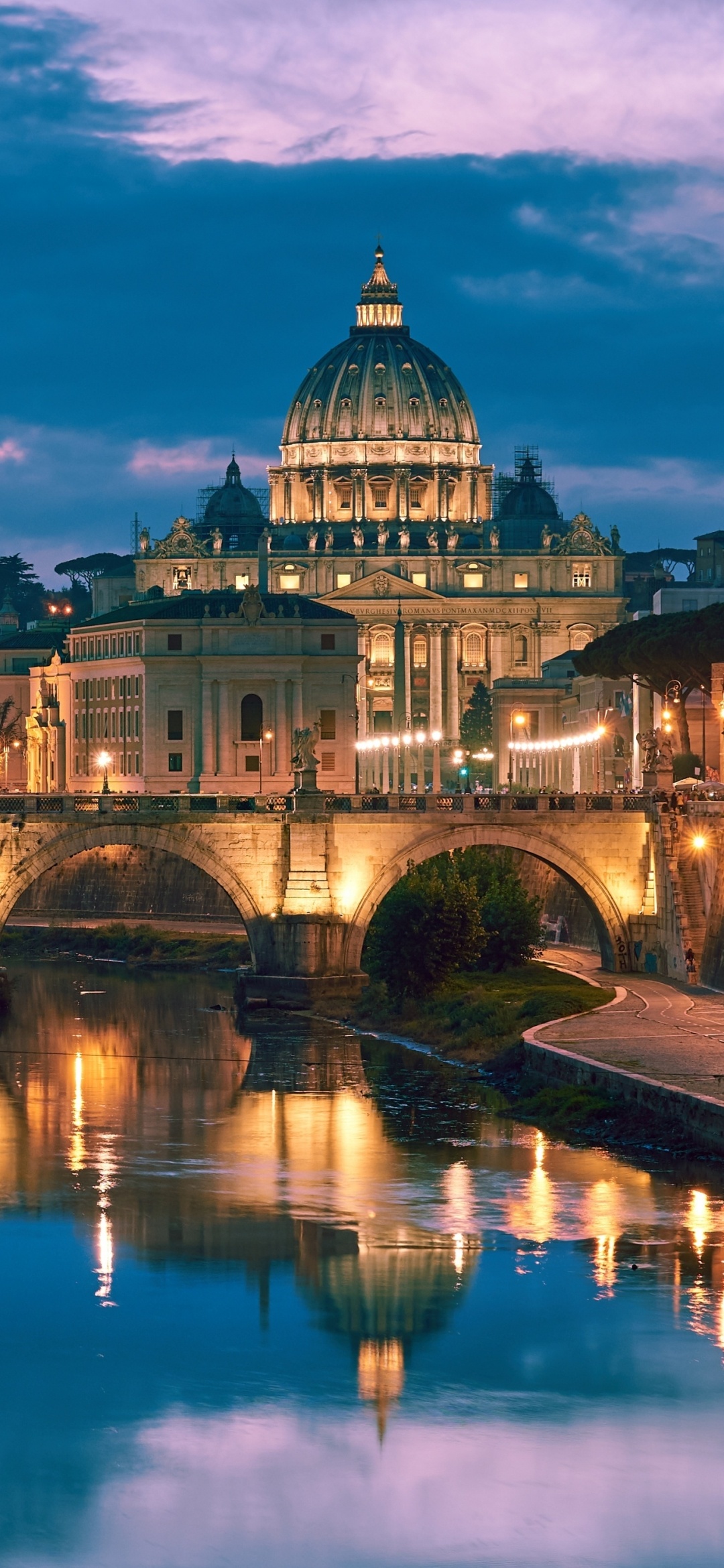 Rome: The third most visited city in Europe and the fourteenth worldwide. 1080x2340 HD Wallpaper.