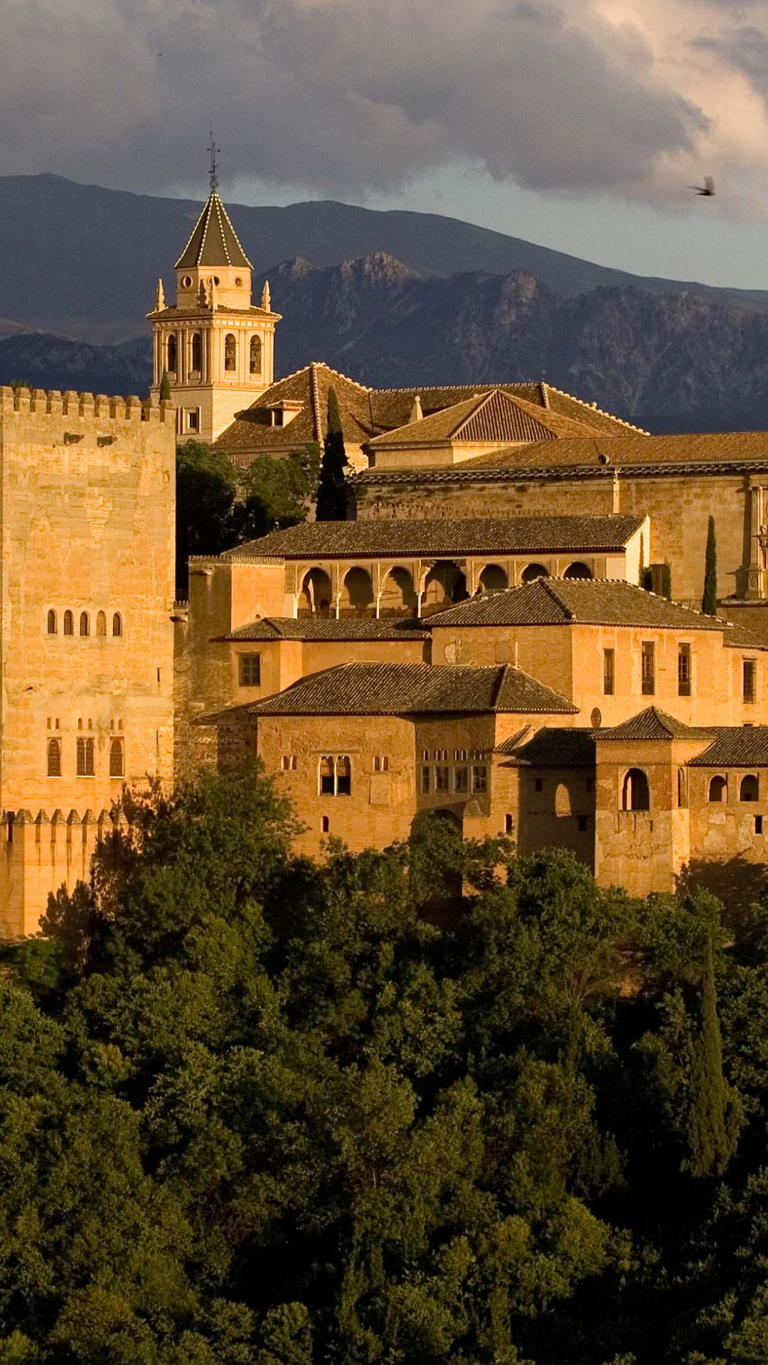 Alhambra, Travels, Spain, Granada, 1080x1920 Full HD Handy