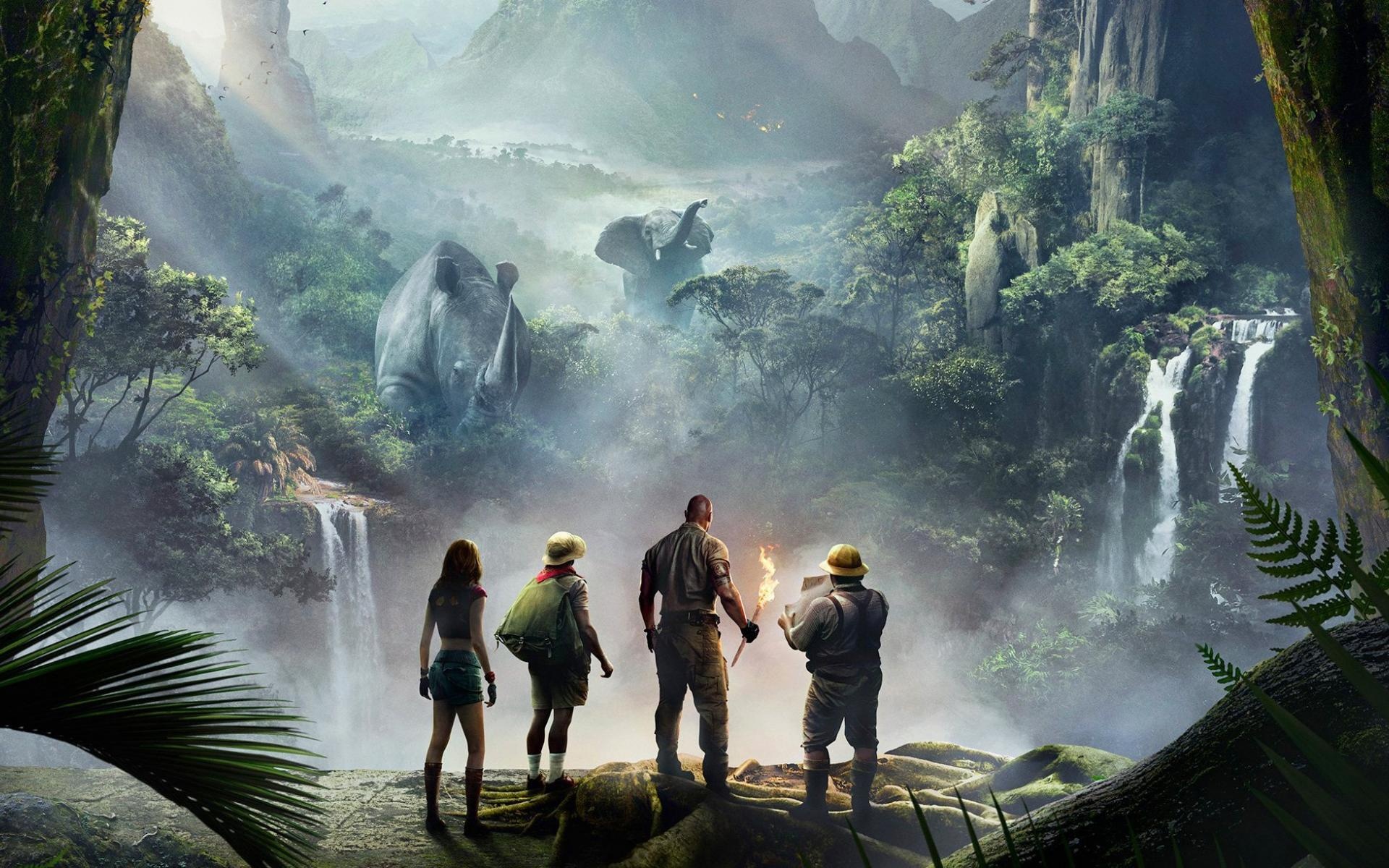 Jumanji franchise, Adventure film series, Jungle setting, Action-packed, 1920x1200 HD Desktop