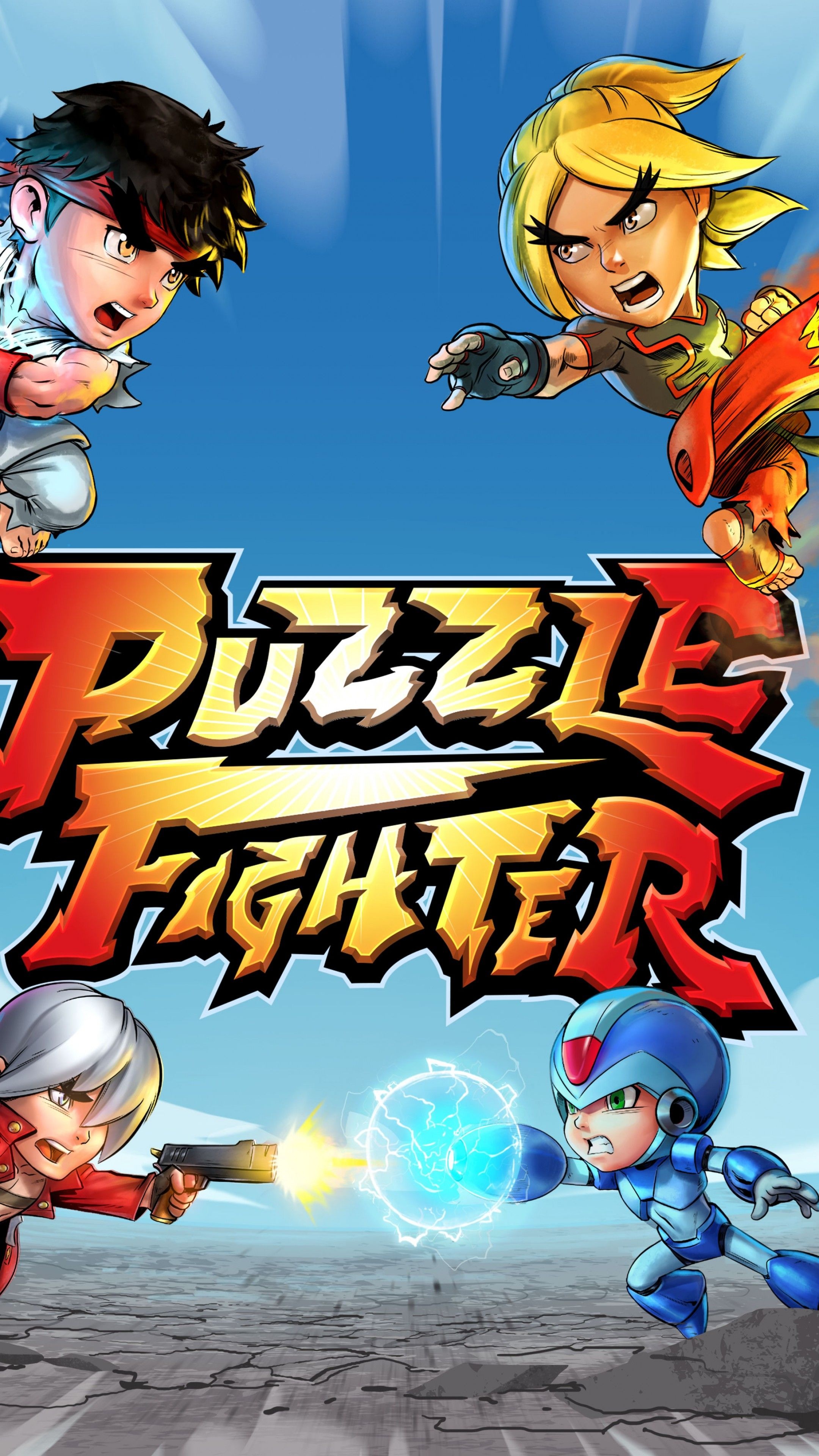 Puzzle Game, Fighter wallpapers, Intense battles, Gaming immersion, 2160x3840 4K Phone