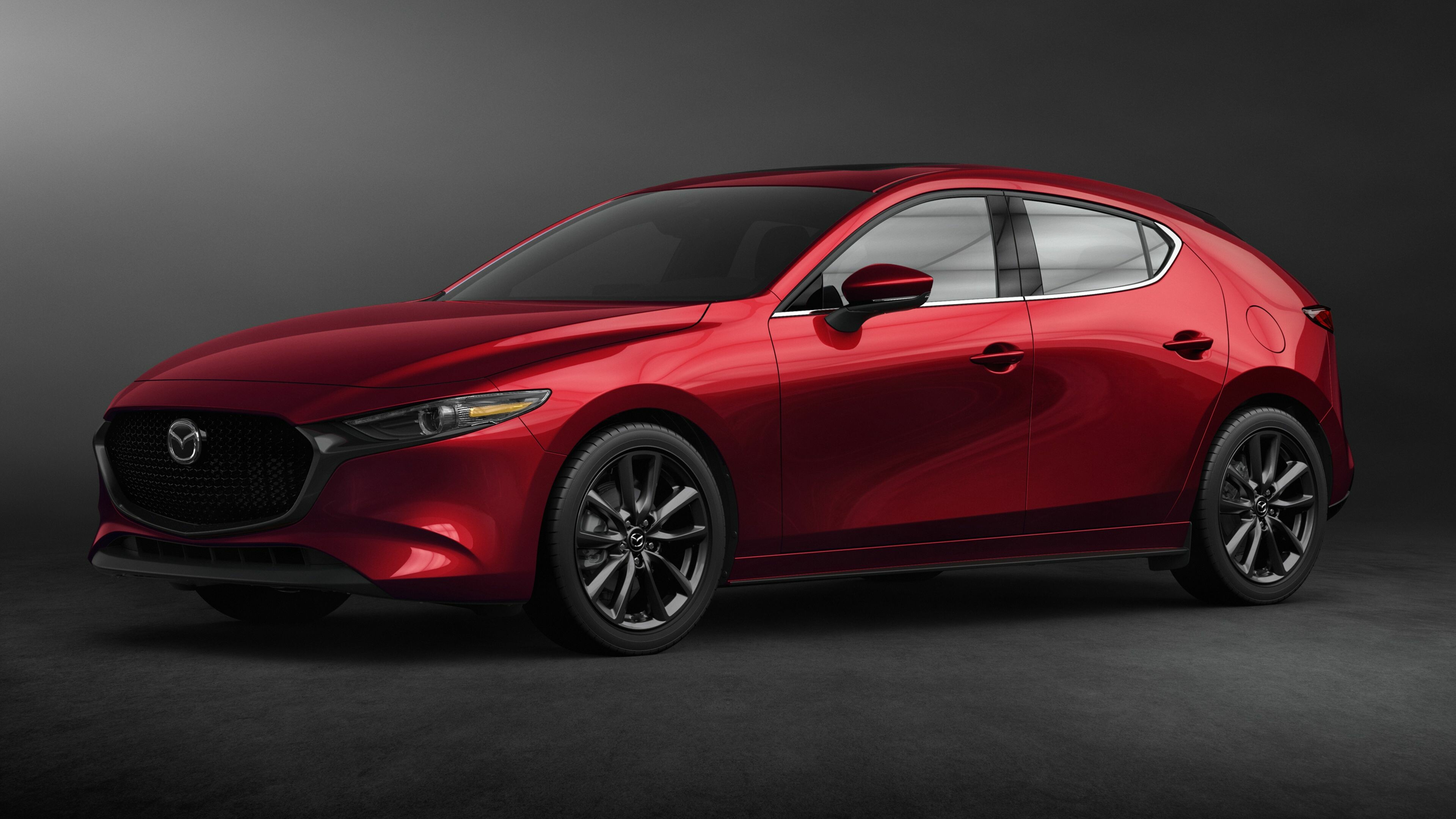 Mazda: Automaker, Founded in Hiroshima, Japan in 1920, 3 Hatchback. 3840x2160 4K Wallpaper.