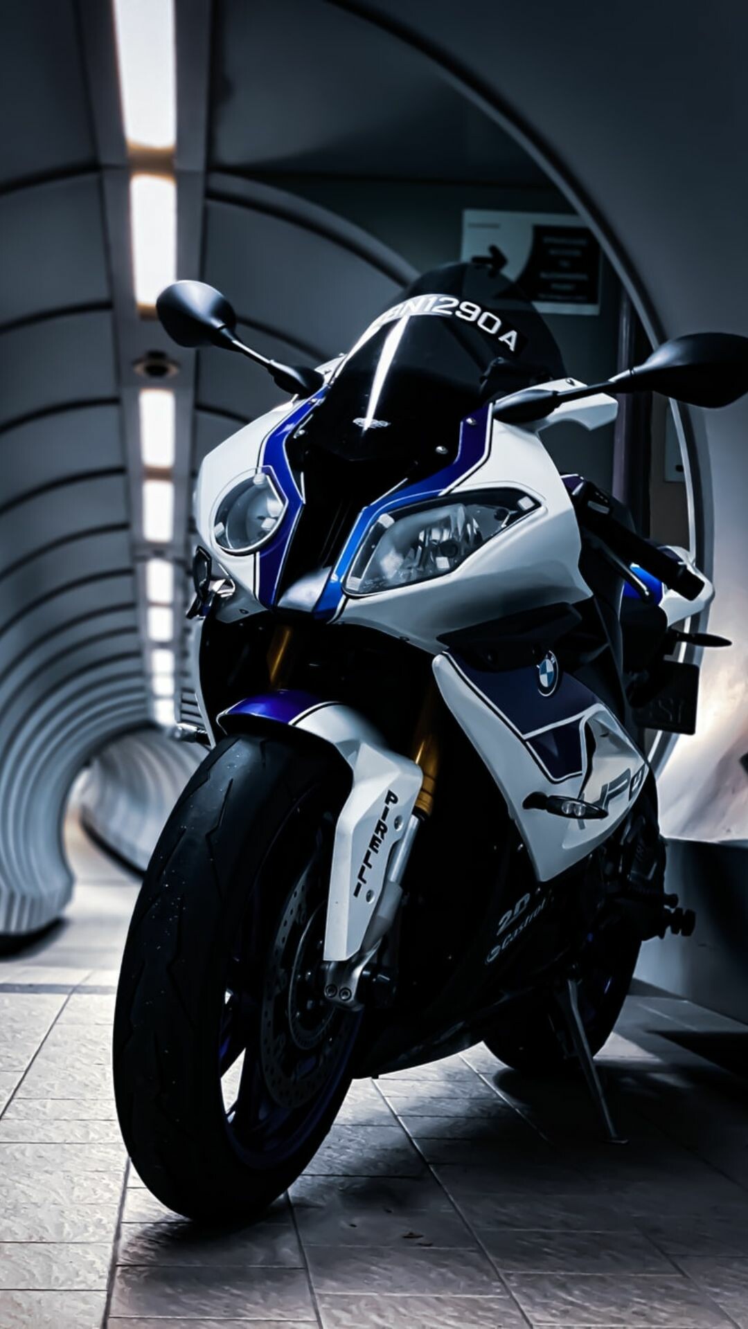 Bike: BMW S1000RR, Made to compete in the 2009 Superbike World Championship. 1080x1920 Full HD Wallpaper.