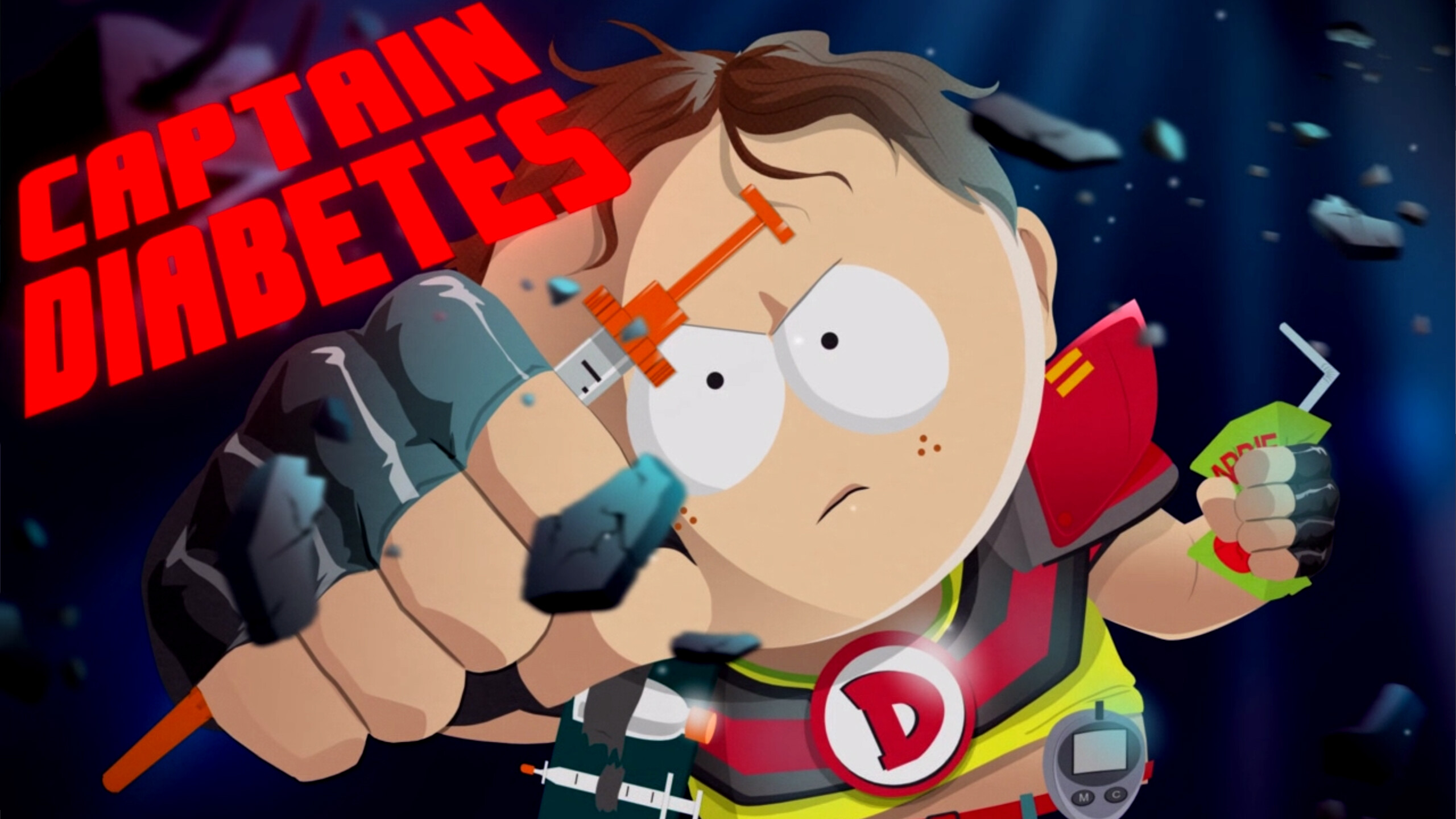 South Park: The Fractured But Whole, Captain Diabetes. 2560x1440 HD Wallpaper.
