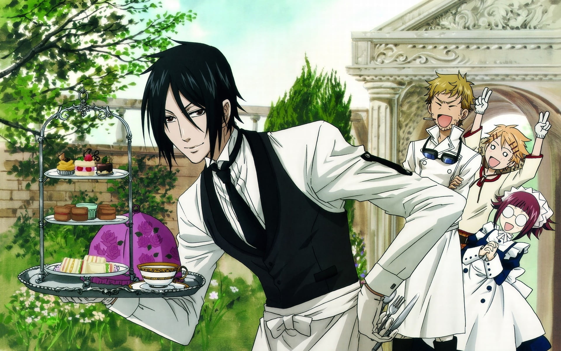 Black Butler, Male character, Animated wallpaper, HD quality, 1920x1200 HD Desktop
